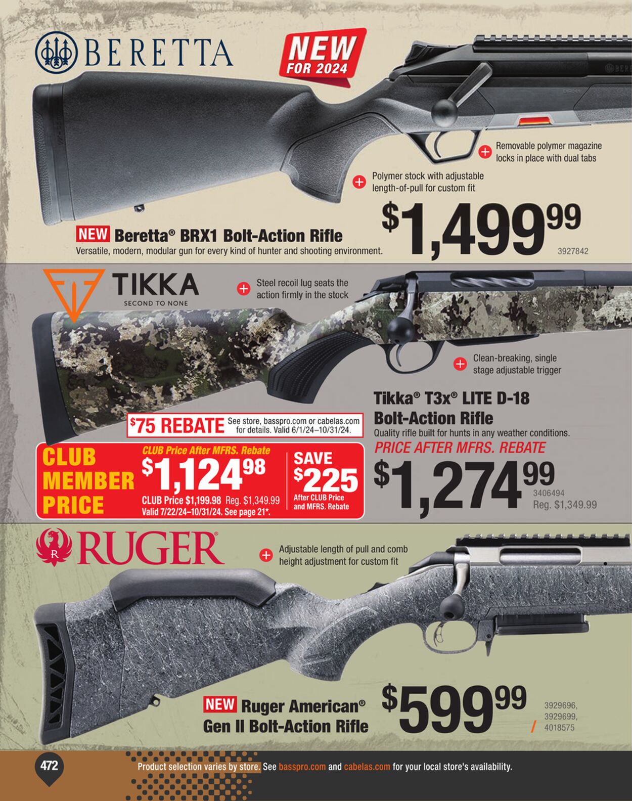 Weekly ad Bass Pro 07/18/2024 - 12/31/2024