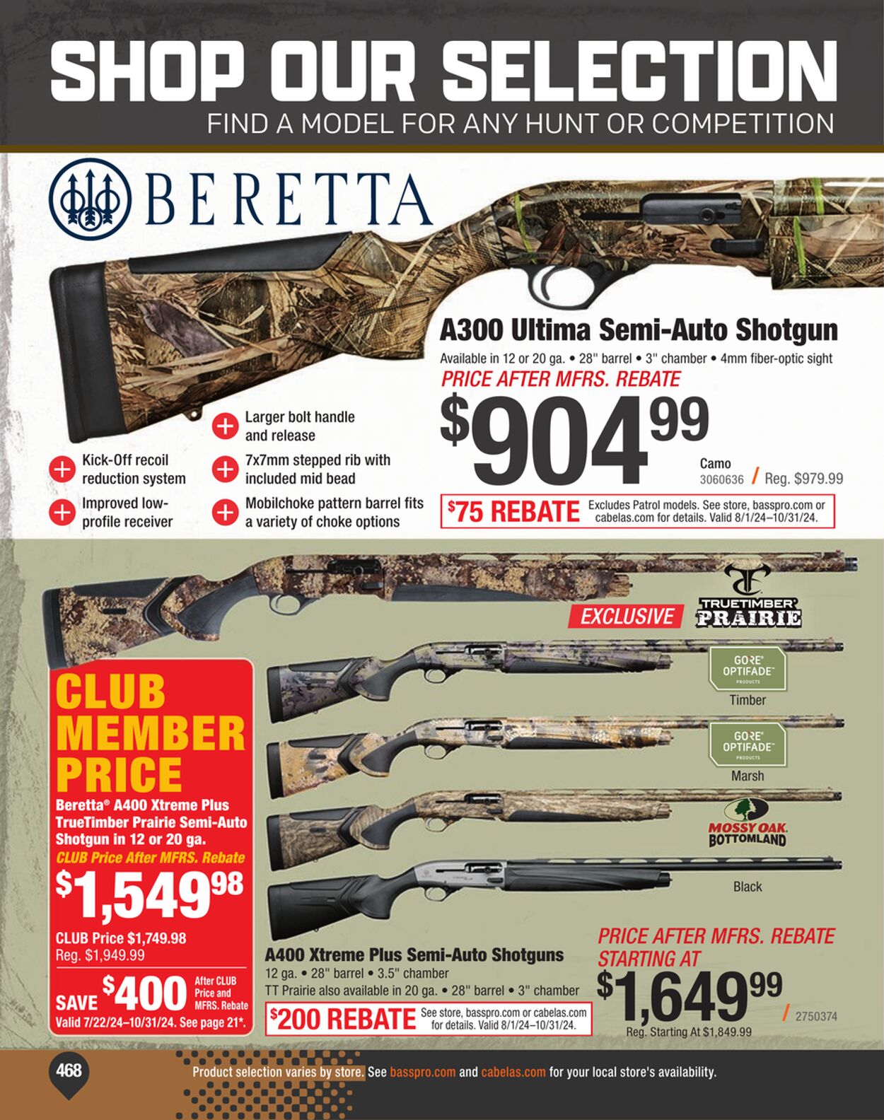 Weekly ad Bass Pro 07/18/2024 - 12/31/2024