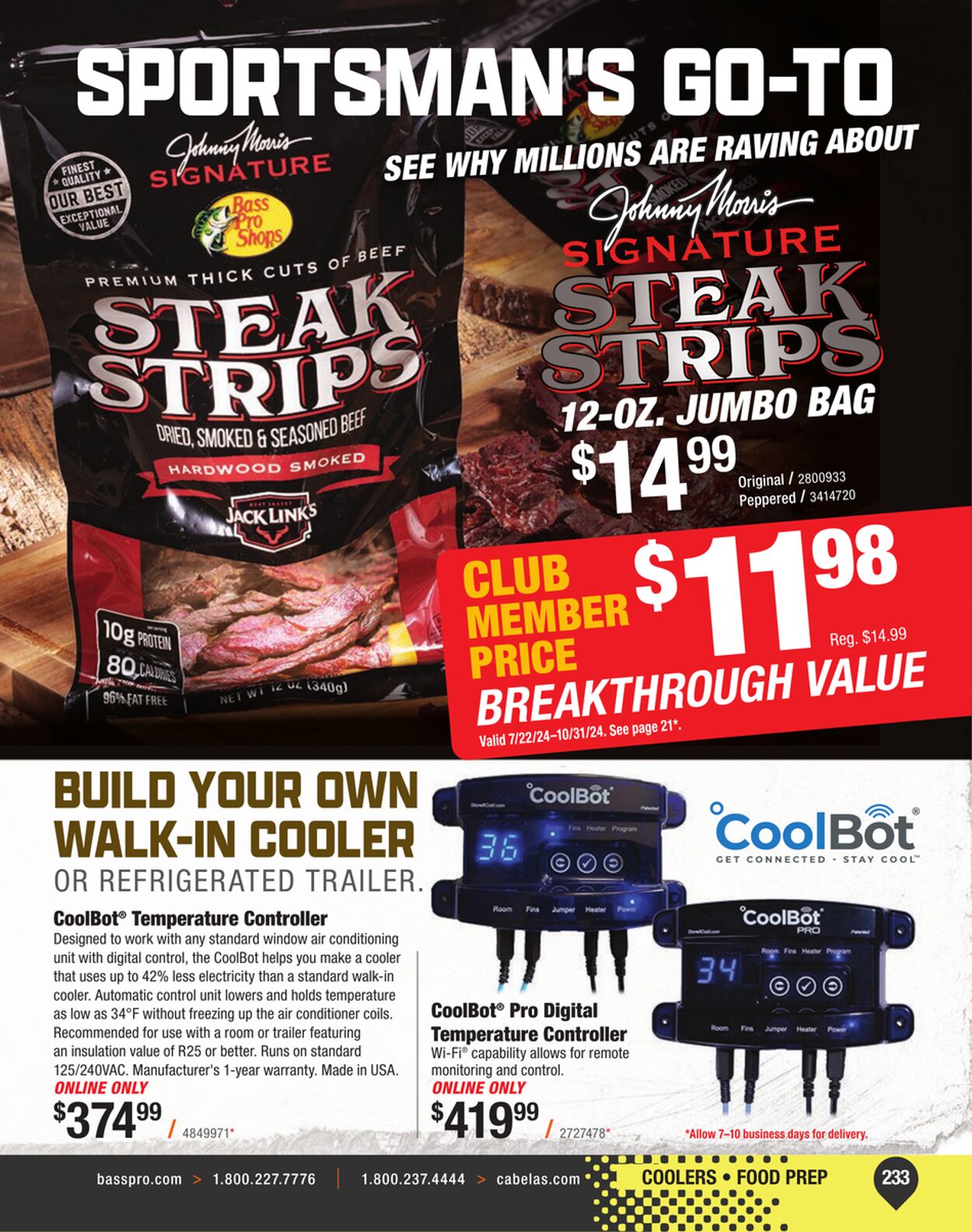 Weekly ad Bass Pro 07/18/2024 - 12/31/2024