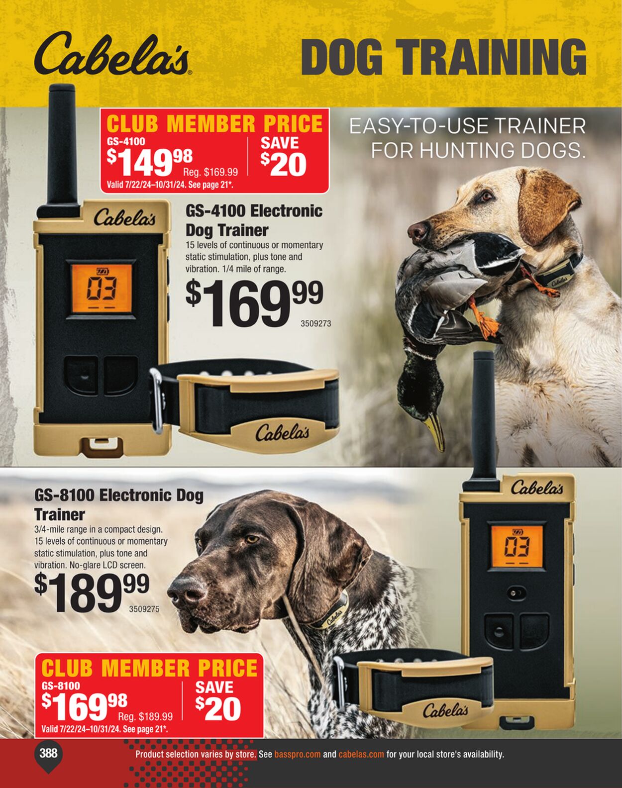 Weekly ad Bass Pro 07/18/2024 - 12/31/2024