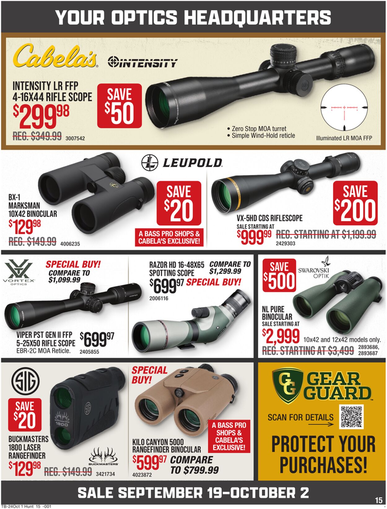 Weekly ad Bass Pro 09/19/2024 - 10/02/2024