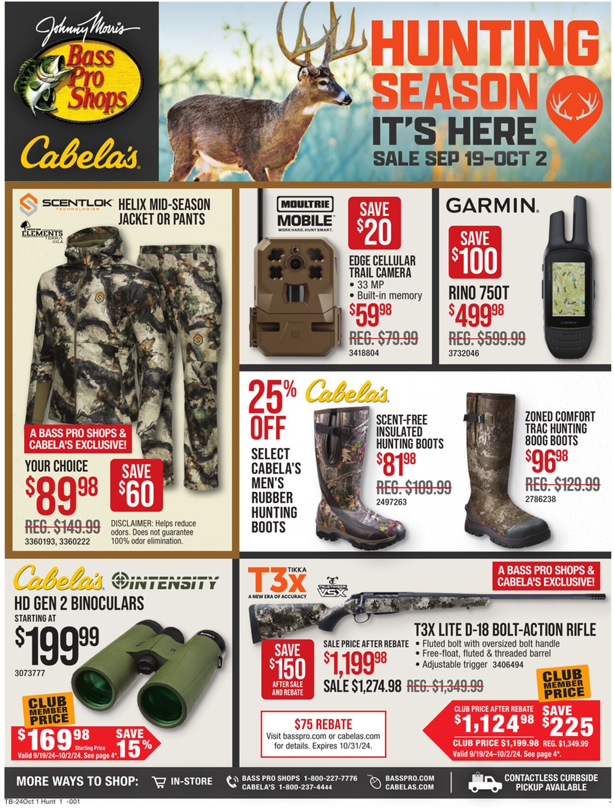 Weekly ad Bass Pro 09/19/2024 - 10/02/2024