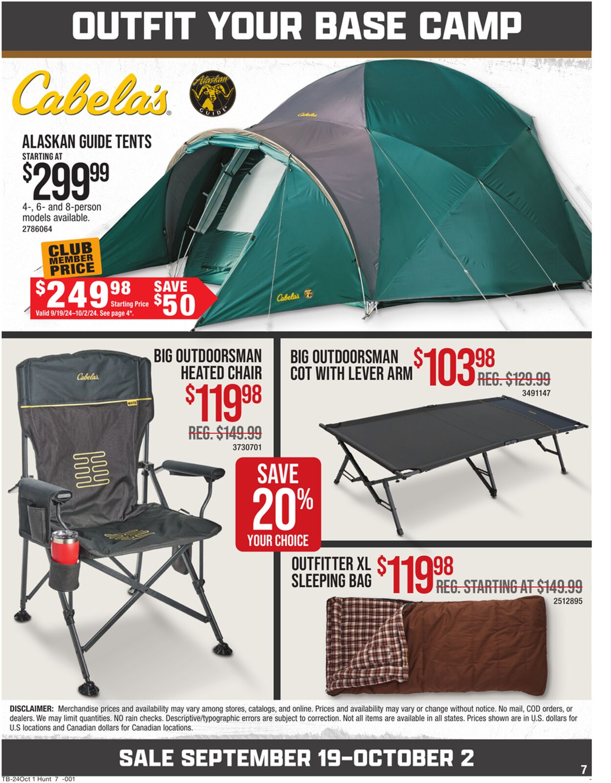 Weekly ad Bass Pro 09/19/2024 - 10/02/2024