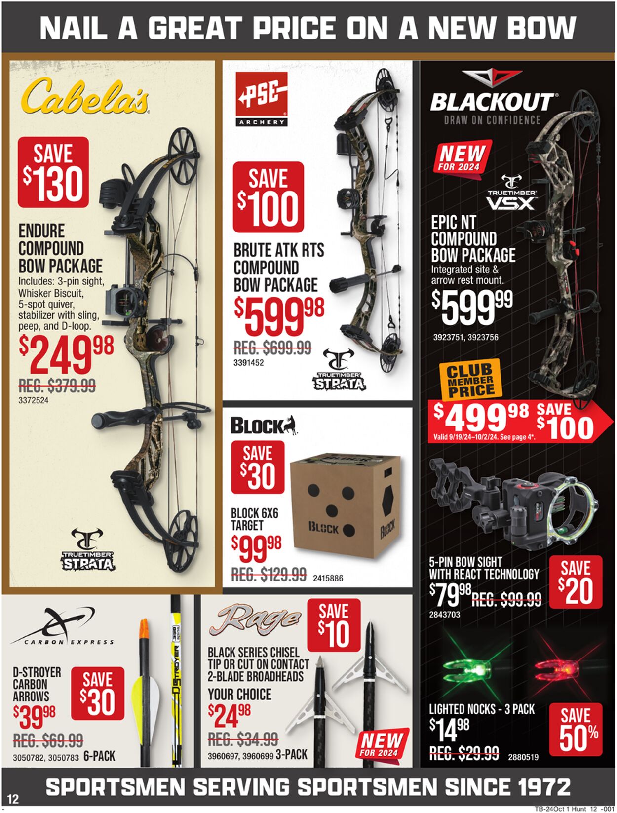 Weekly ad Bass Pro 09/19/2024 - 10/02/2024