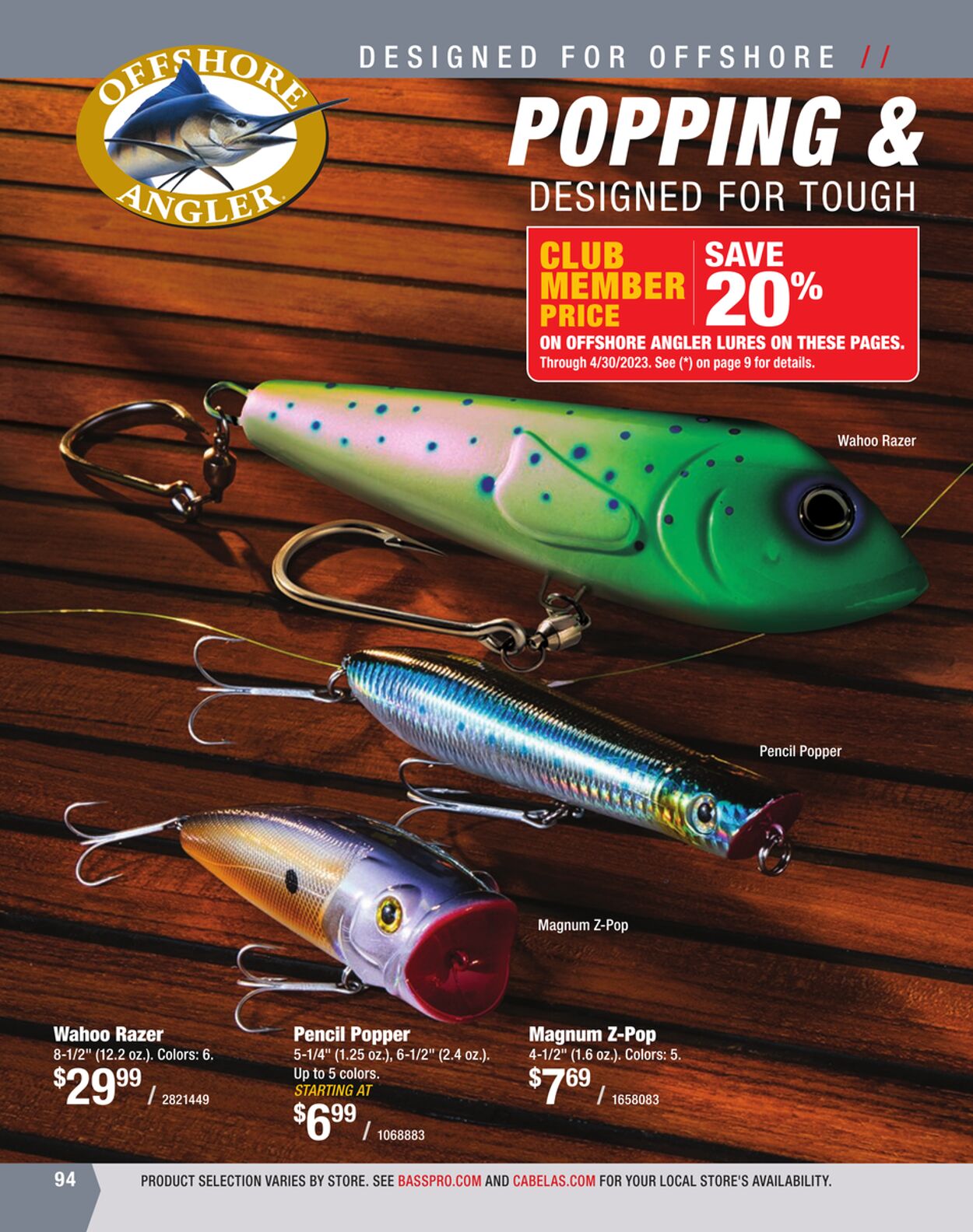 Weekly ad Cabela's 01/01/2023 - 12/31/2023