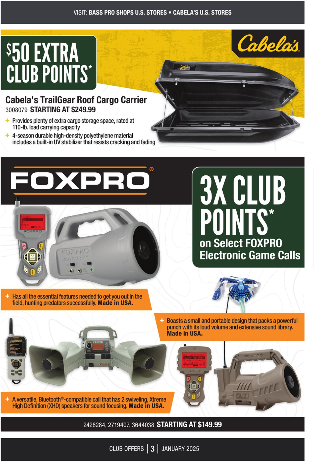 Weekly ad Bass Pro 01/01/2025 - 01/31/2025