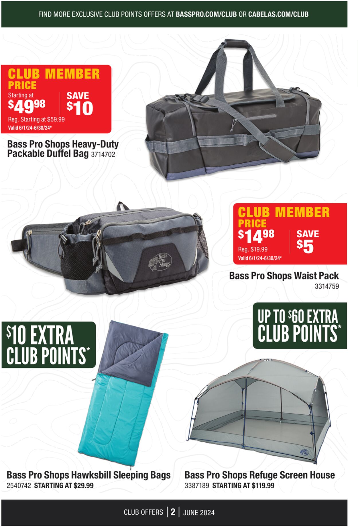 Weekly ad Bass Pro 06/01/2024 - 06/30/2024