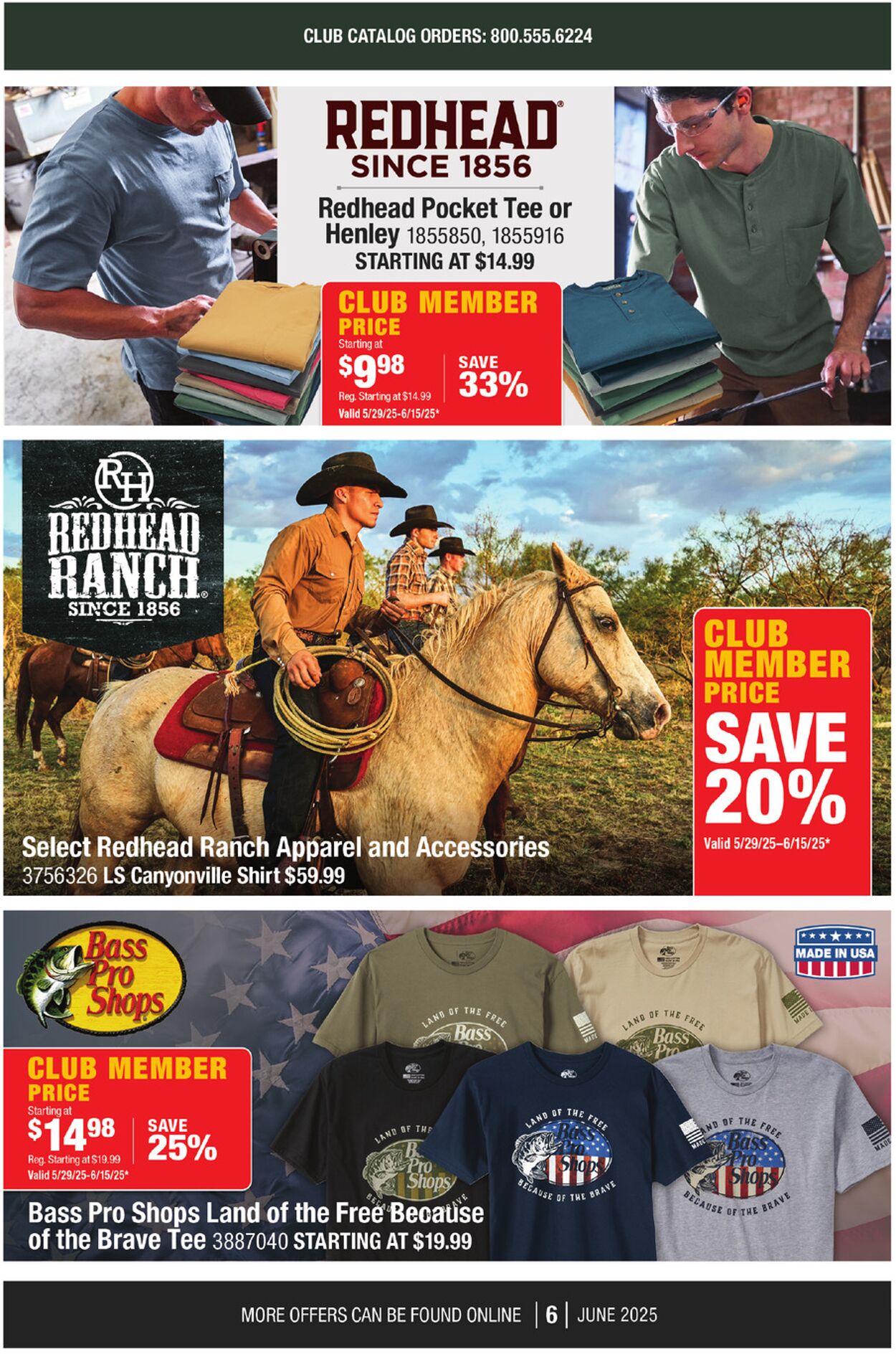Weekly ad Bass Pro 06/01/2025 - 06/30/2025