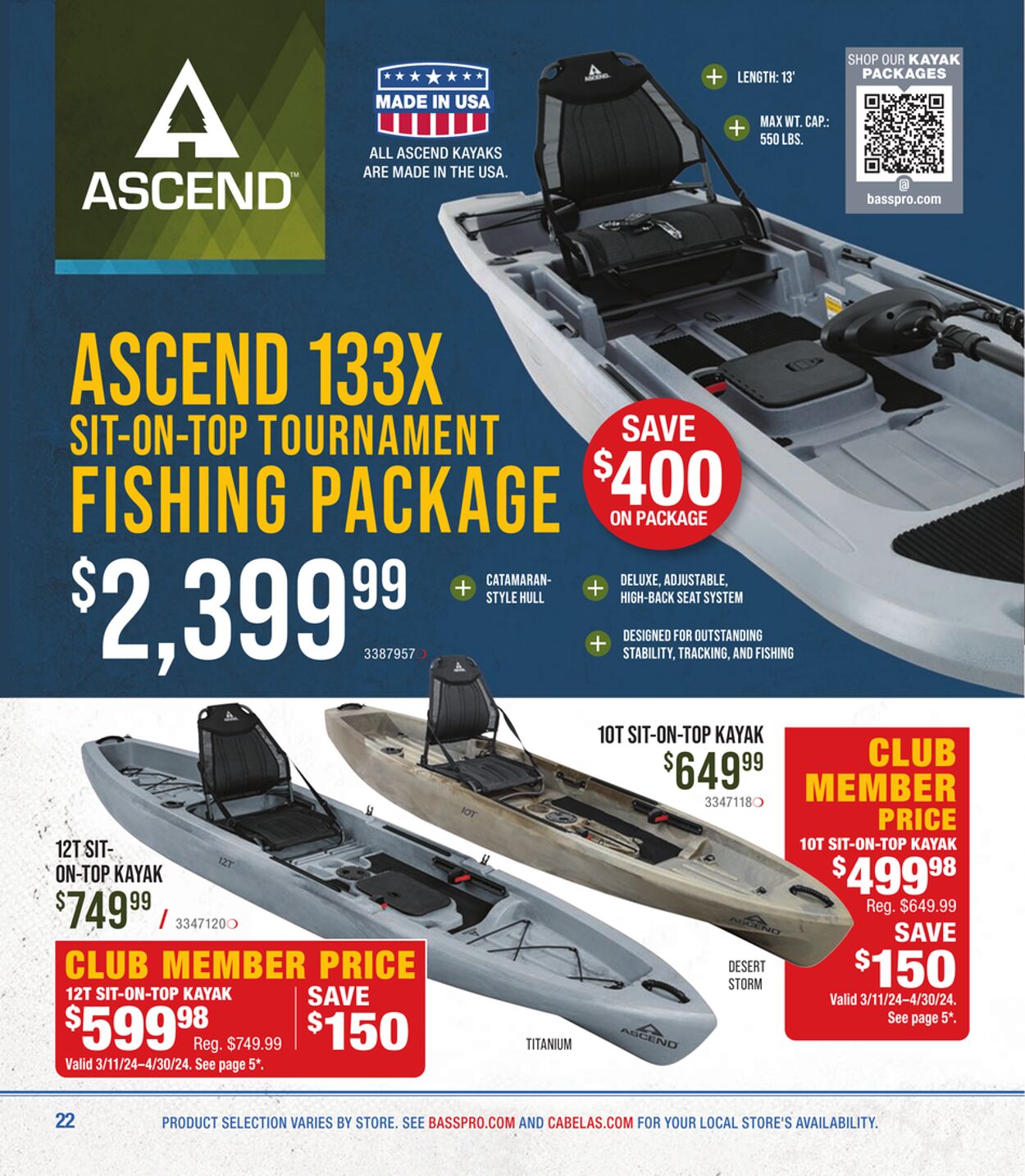 Weekly ad Bass Pro 03/01/2024 - 12/31/2024