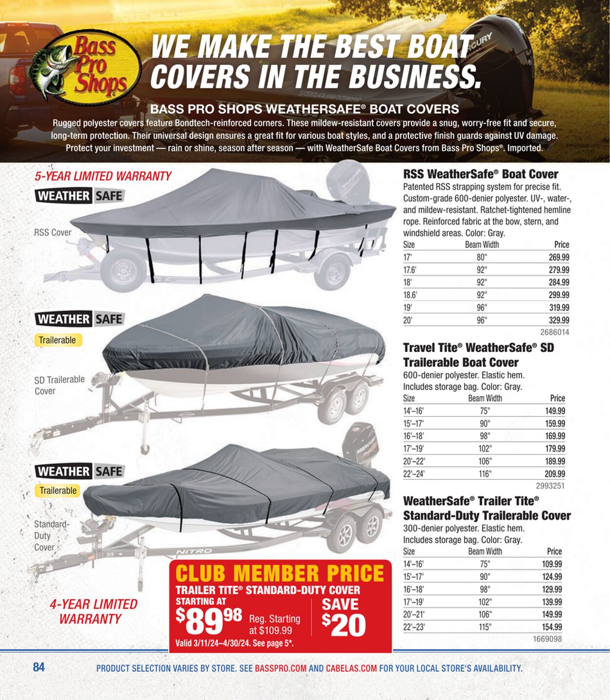 Weekly ad Bass Pro 03/01/2024 - 12/31/2024