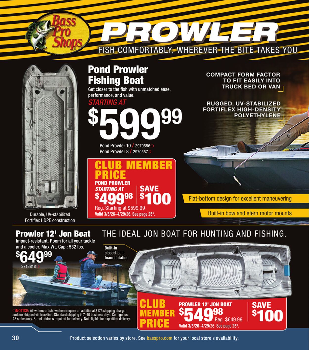 Weekly ad Bass Pro 03/05/2026 - 03/13/2026