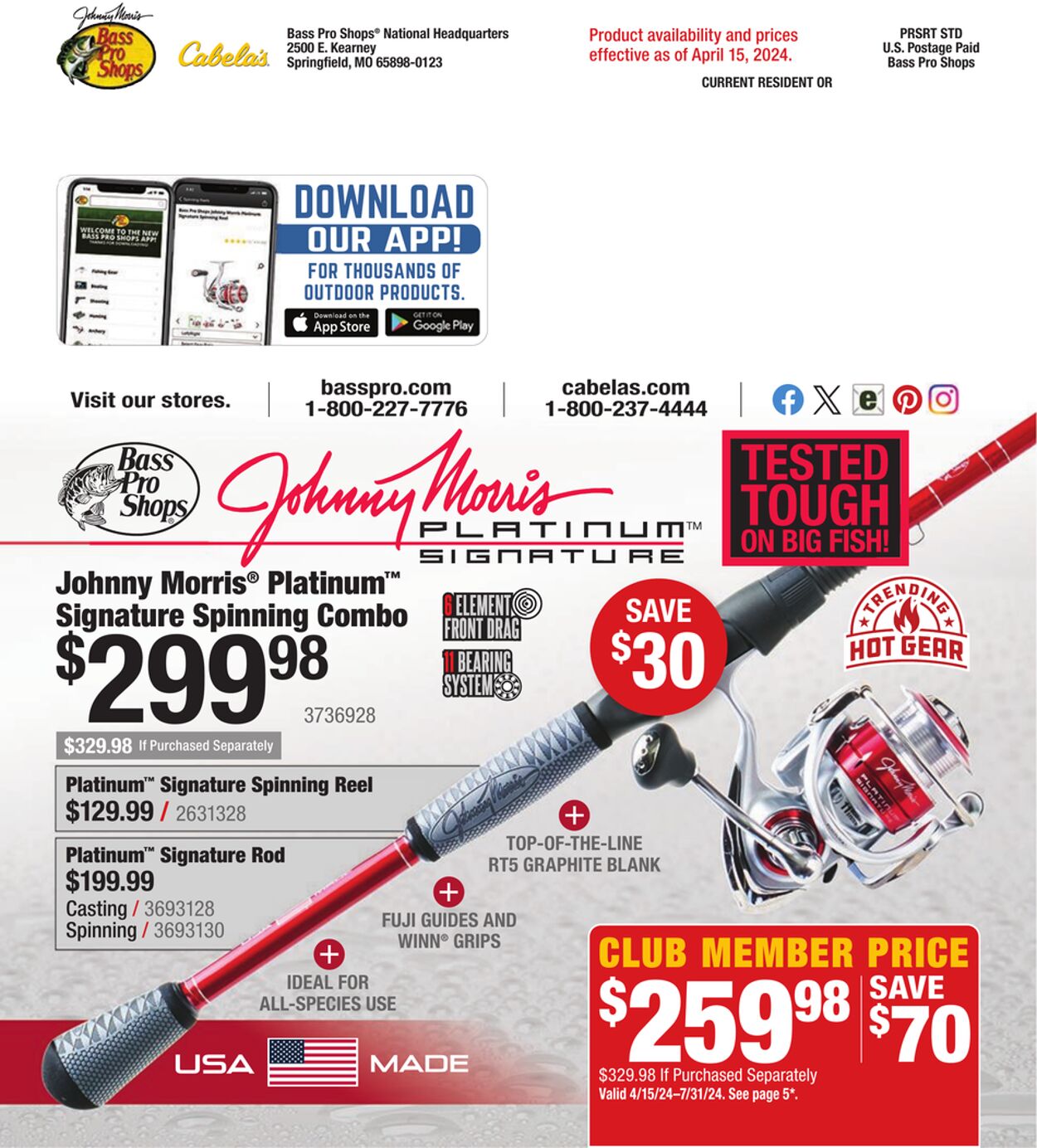 Weekly ad Bass Pro 04/11/2024 - 05/11/2024