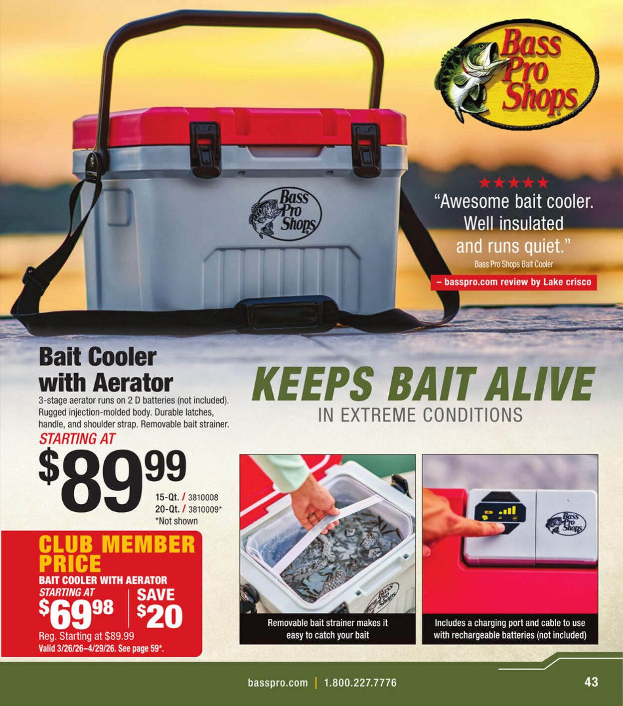 Weekly ad Bass Pro 03/26/2026 - 04/03/2026