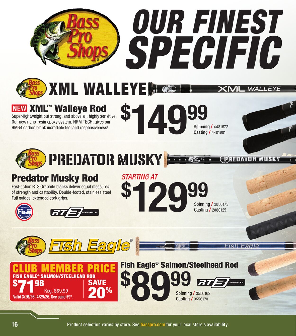 Weekly ad Bass Pro 03/26/2026 - 04/03/2026