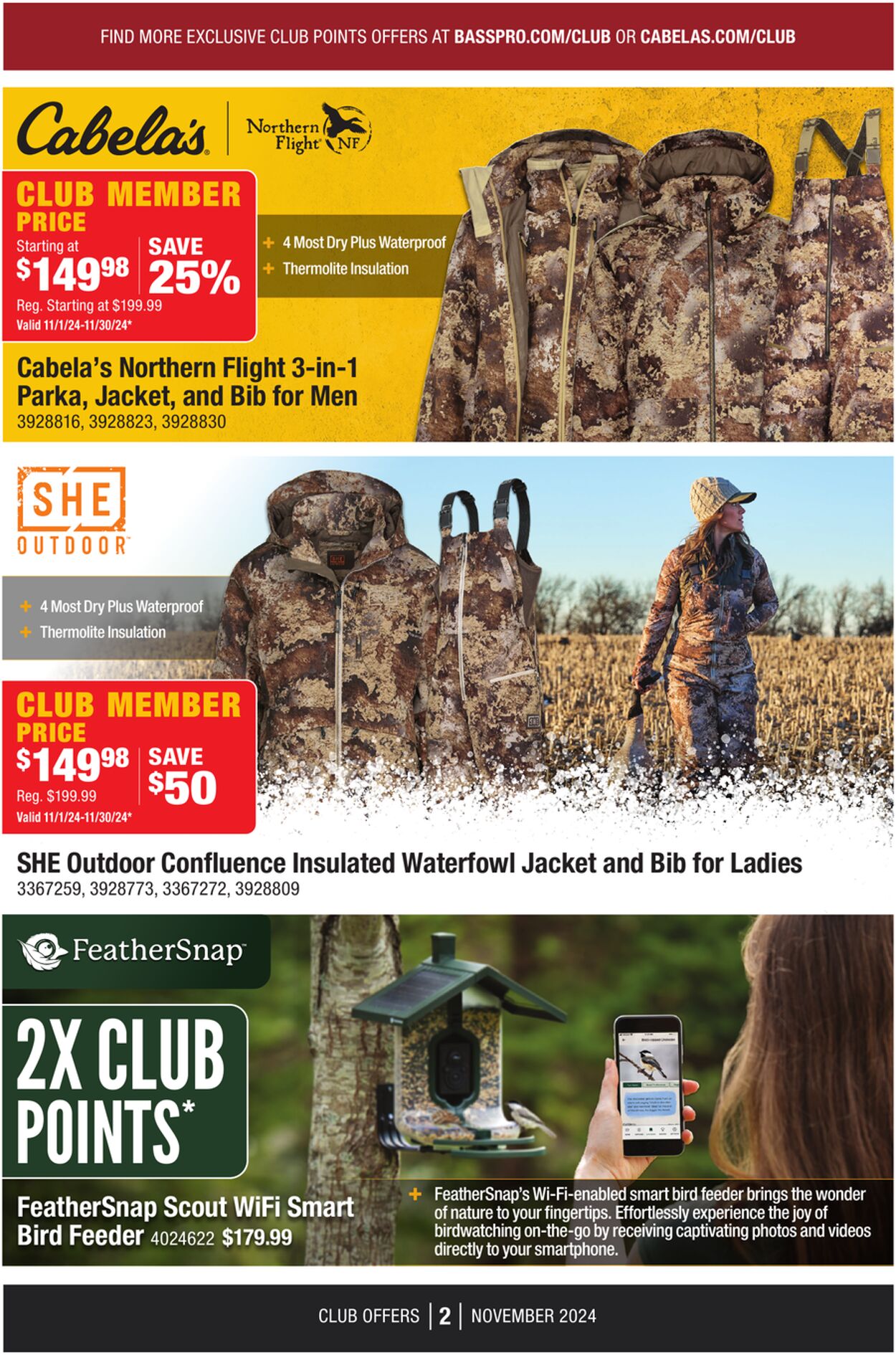 Weekly ad Bass Pro 11/01/2024 - 11/30/2024