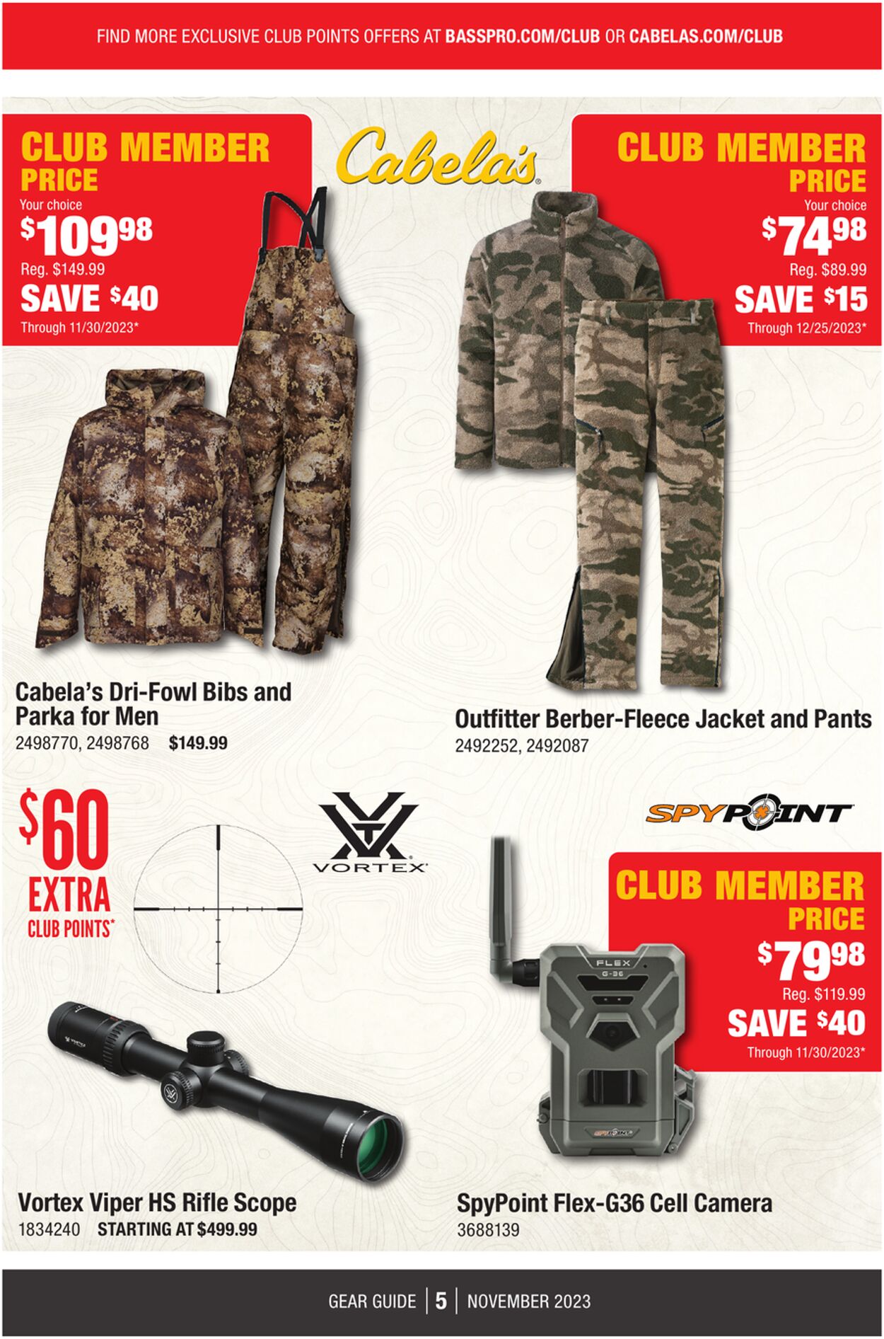 Weekly ad Bass Pro 11/01/2023 - 11/30/2023