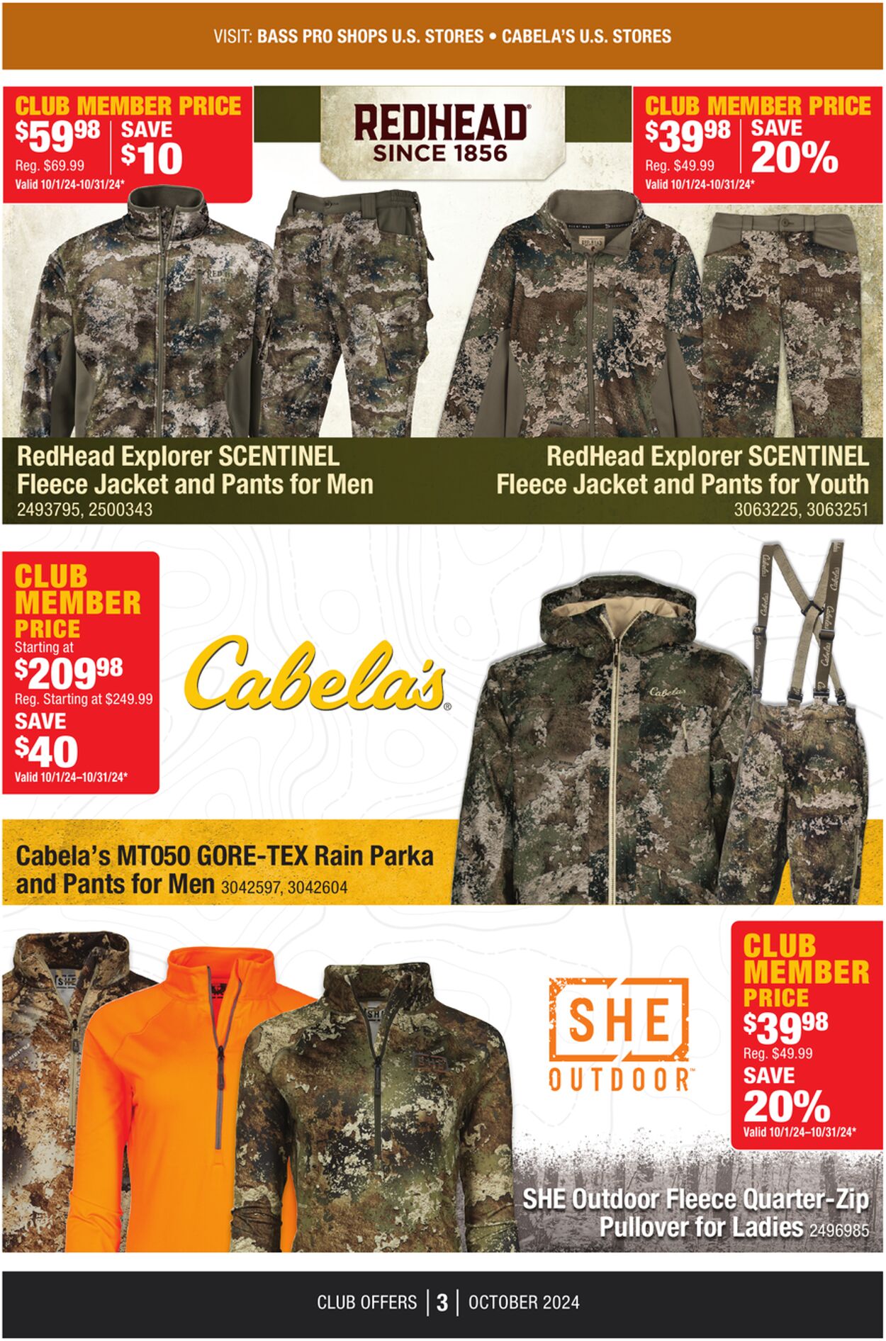 Weekly ad Bass Pro 10/01/2024 - 10/31/2024