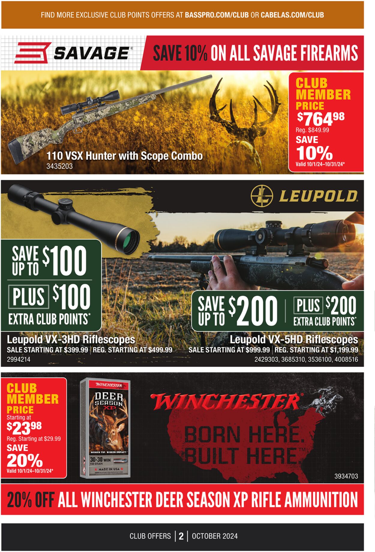 Weekly ad Bass Pro 10/01/2024 - 10/31/2024