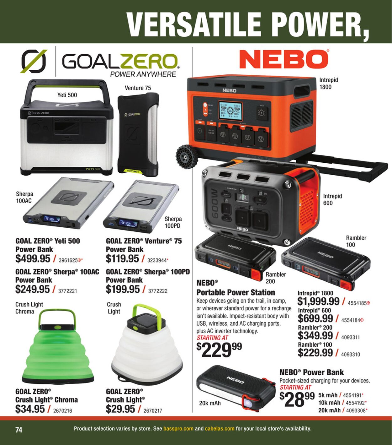 Weekly ad Bass Pro 04/16/2026 - 04/24/2026