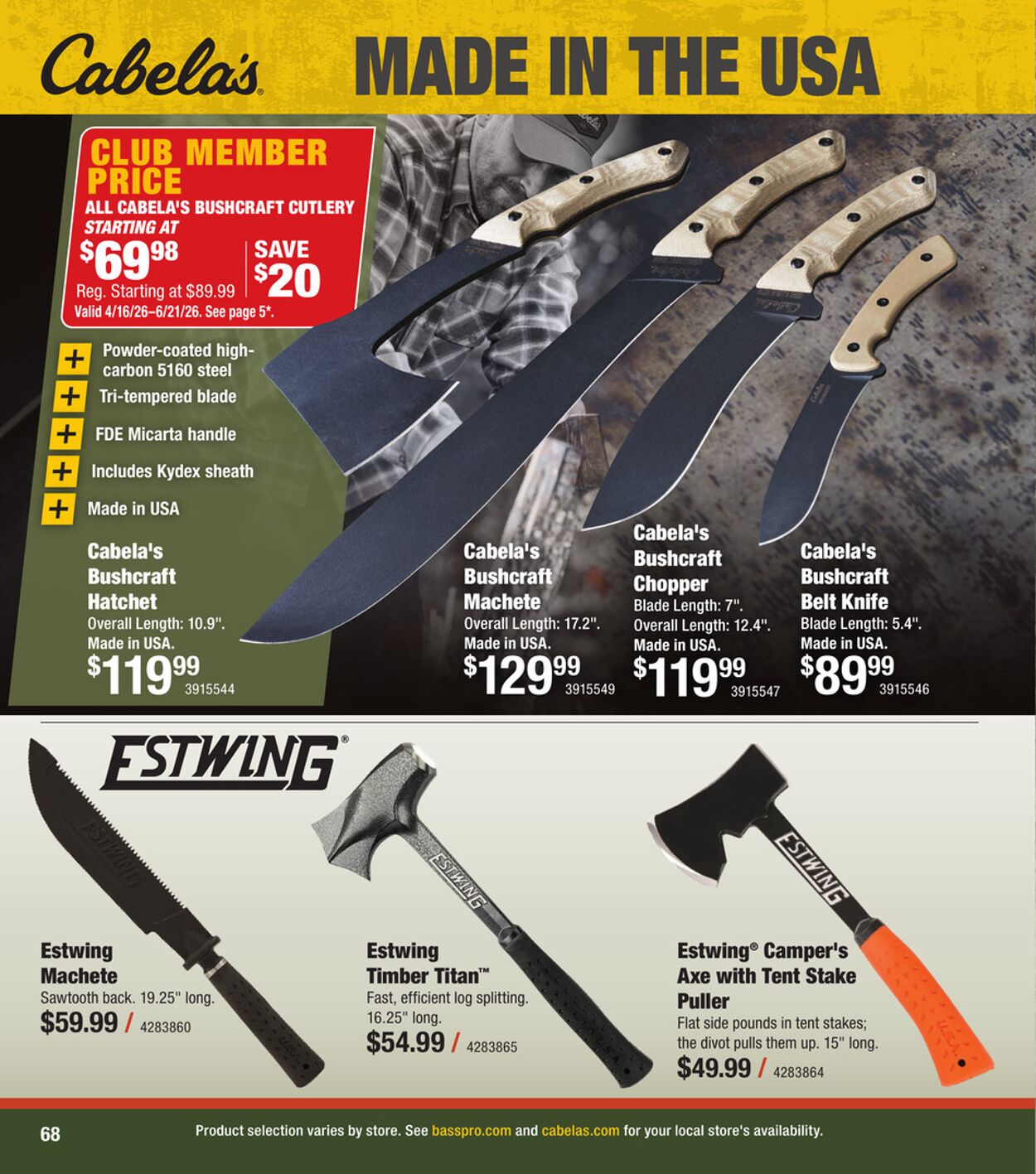Weekly ad Bass Pro 04/16/2026 - 04/24/2026