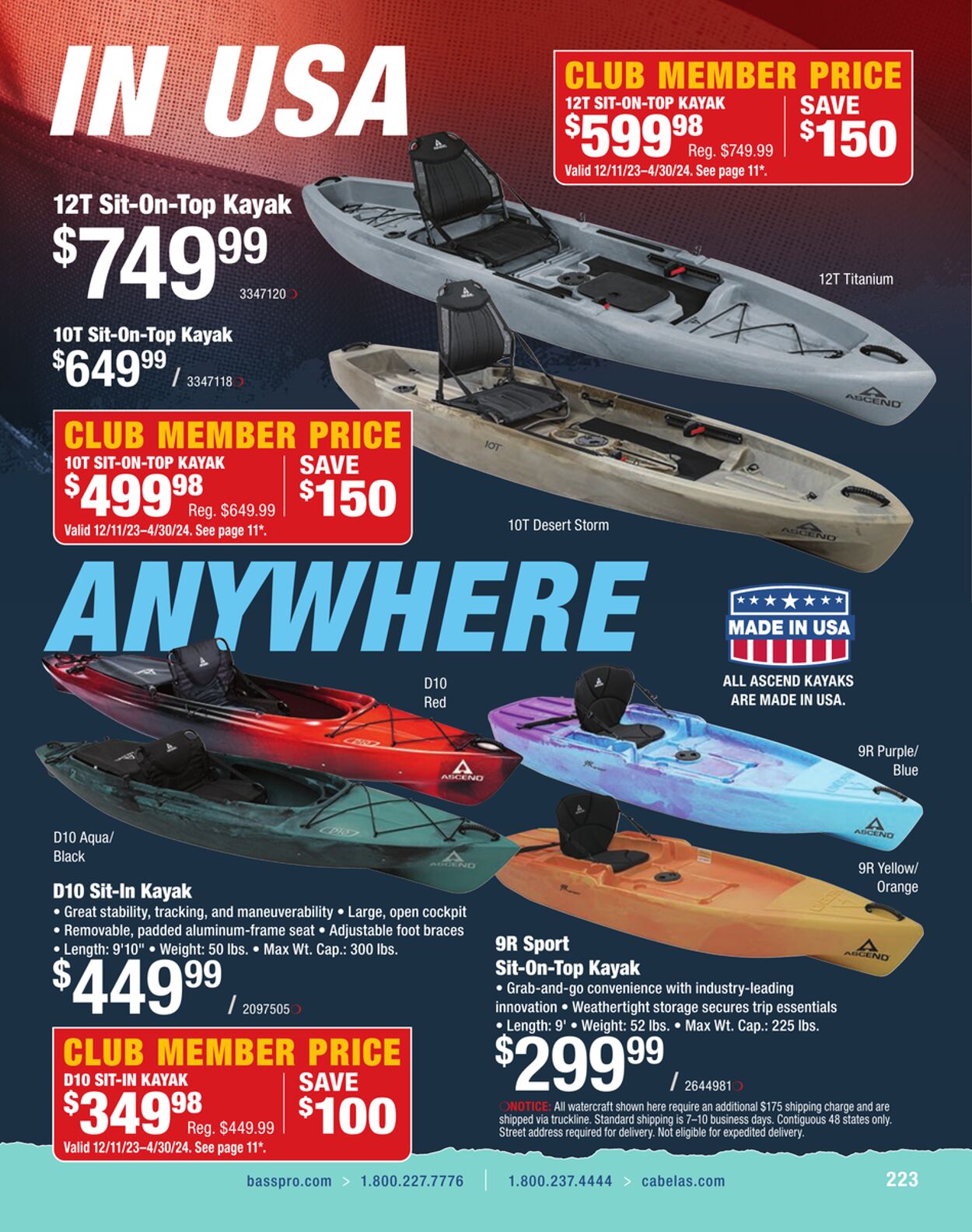 Weekly ad Bass Pro 12/07/2023 - 05/31/2024