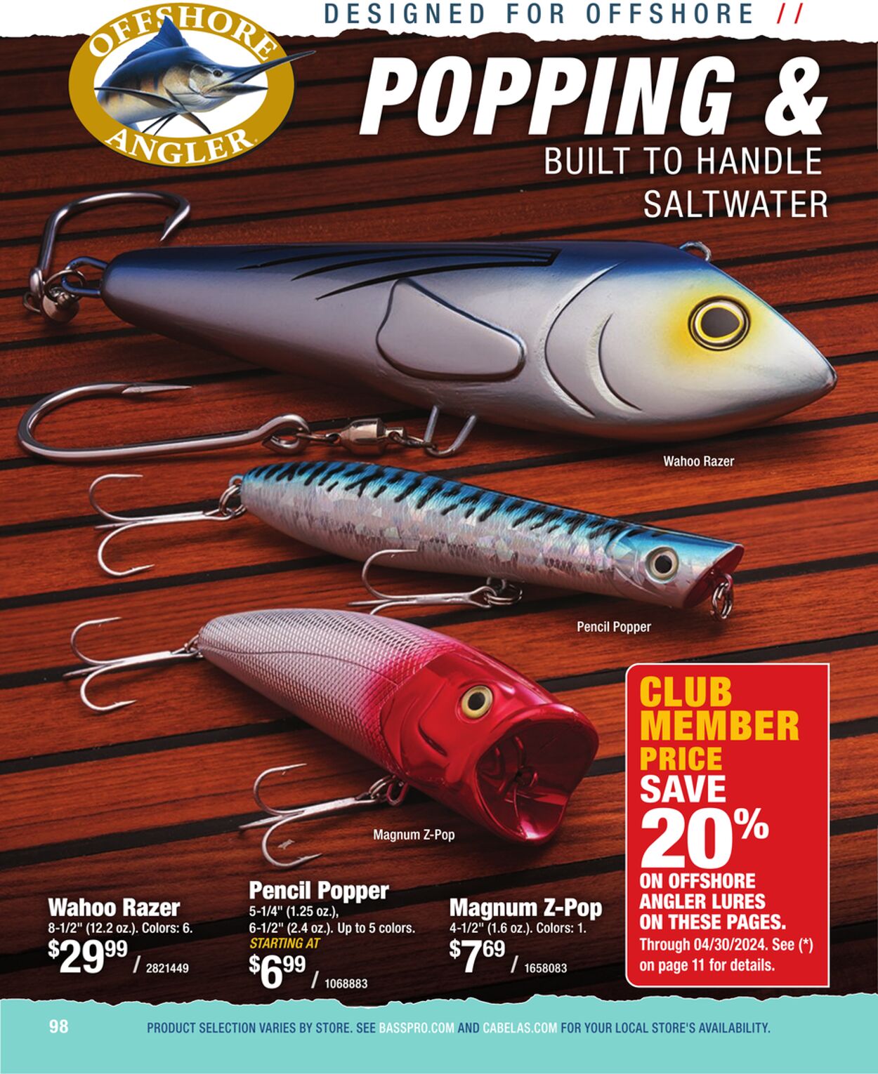 Weekly ad Bass Pro 12/07/2023 - 05/31/2024