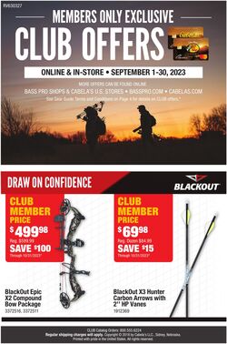 Weekly ad Bass Pro 09/21/2023 - 10/04/2023