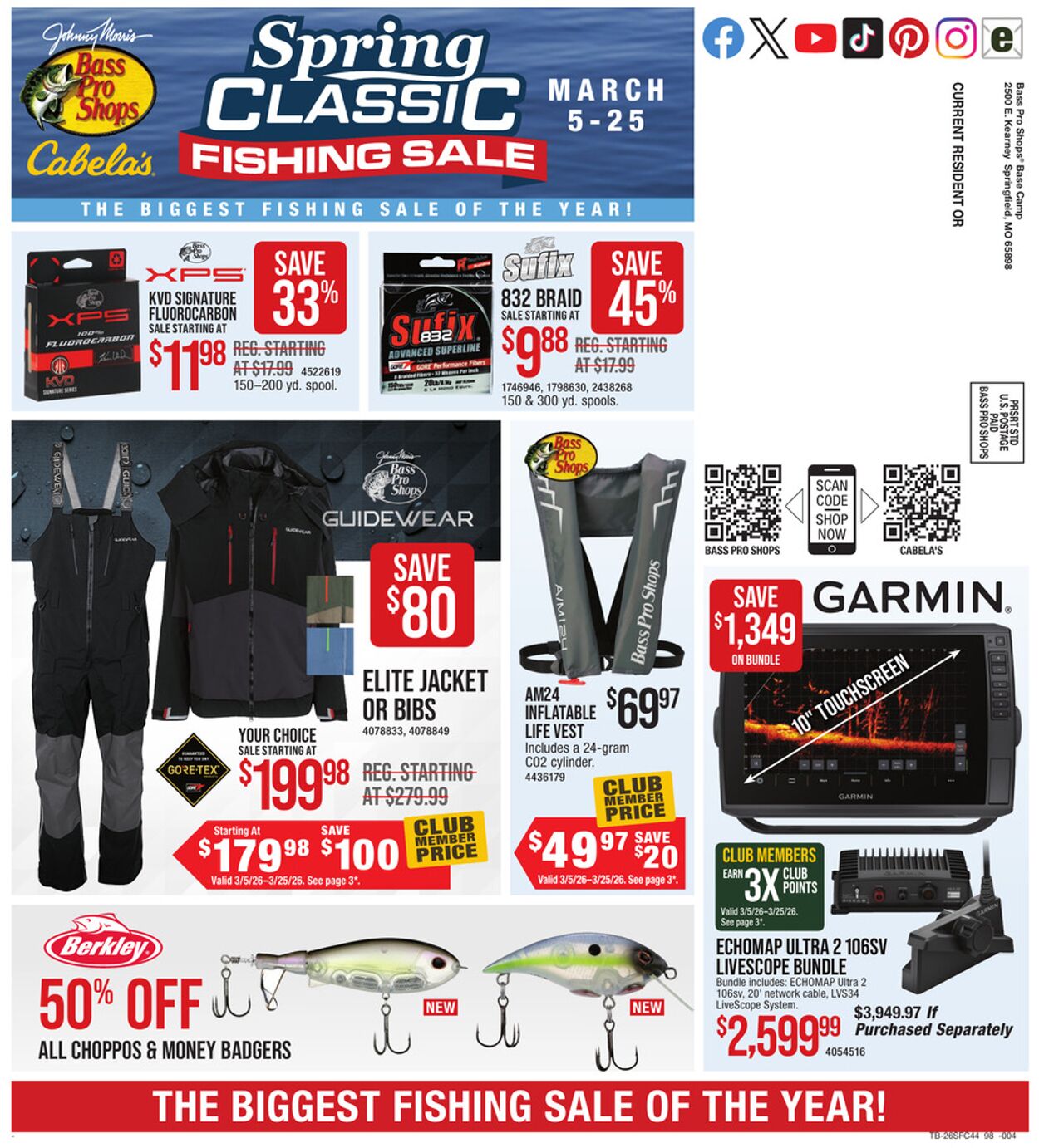 Weekly ad Bass Pro 03/05/2026 - 03/25/2026