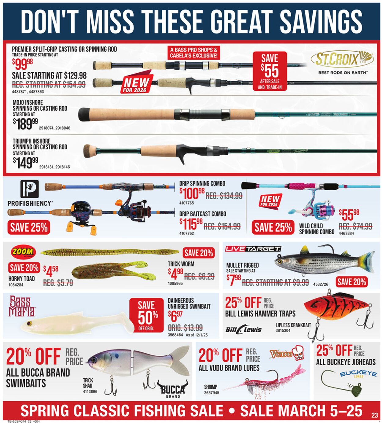 Weekly ad Bass Pro 03/05/2026 - 03/25/2026