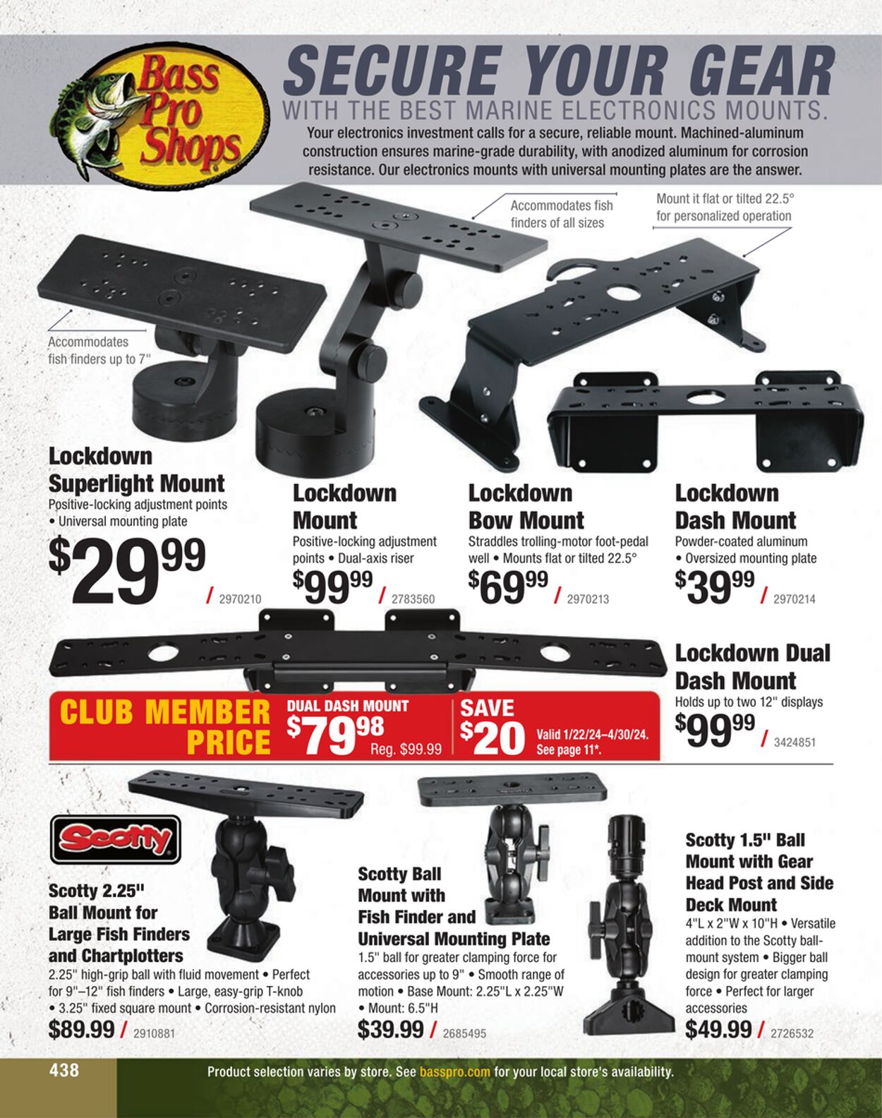 Weekly ad Bass Pro 01/01/2024 - 01/22/2025