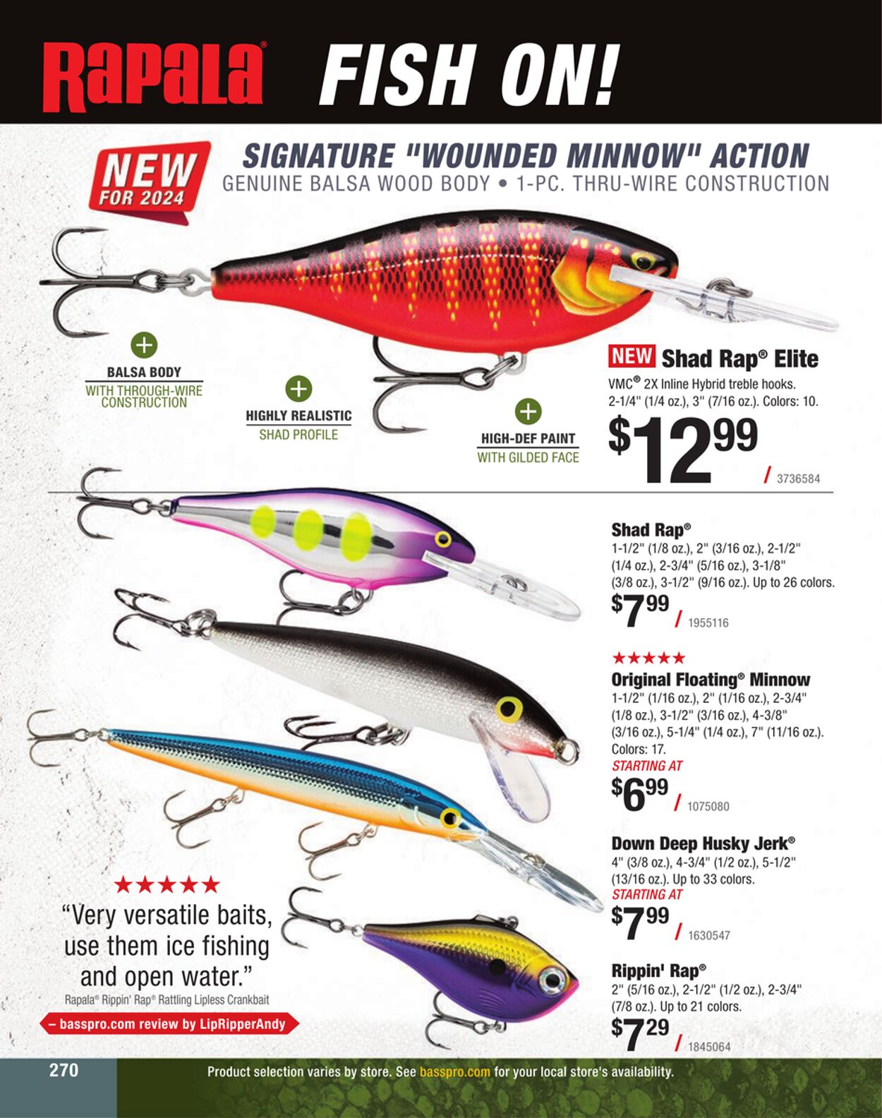 Weekly ad Bass Pro 01/01/2024 - 01/22/2025