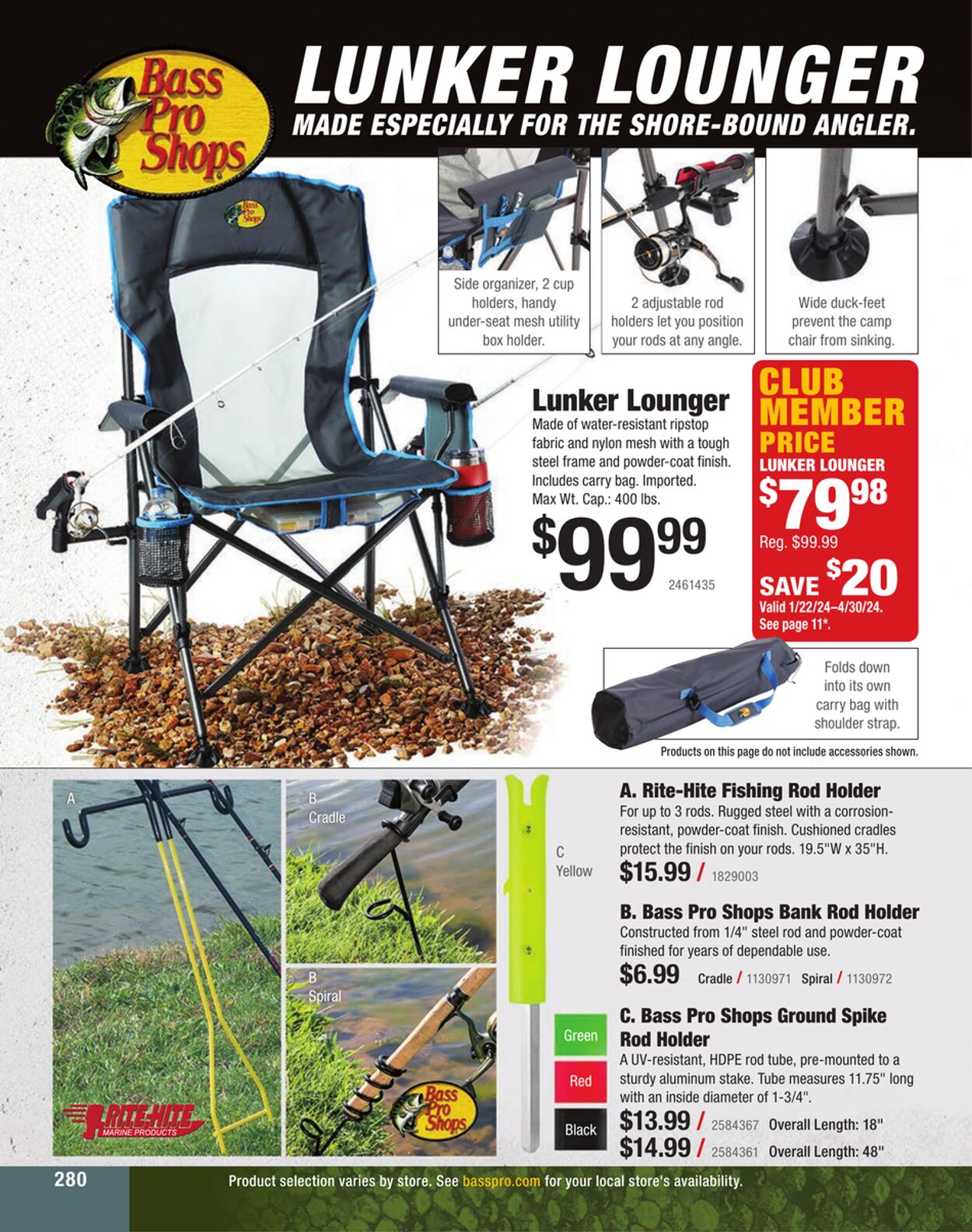 Weekly ad Bass Pro 01/01/2024 - 01/22/2025