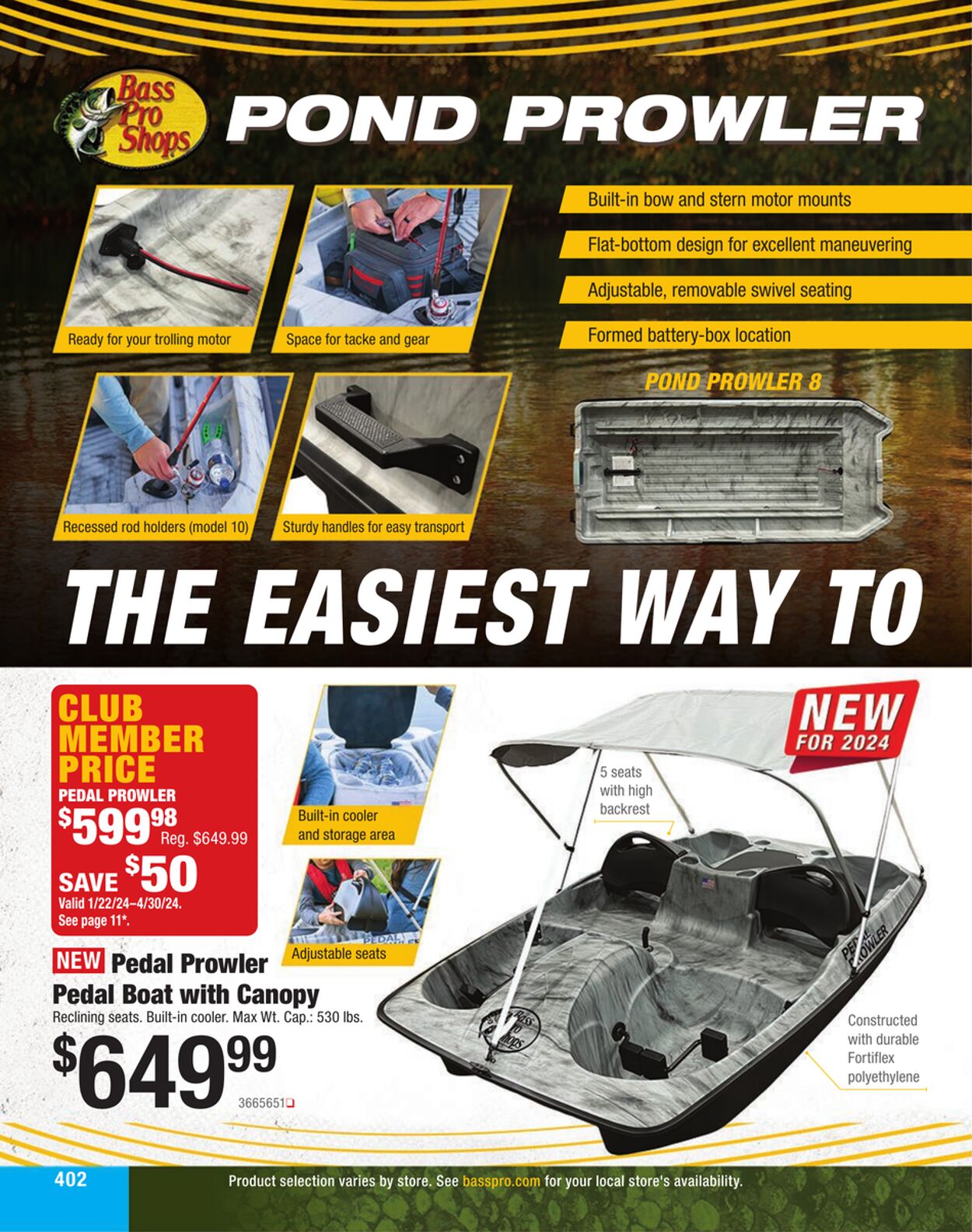 Weekly ad Bass Pro 01/01/2024 - 01/22/2025