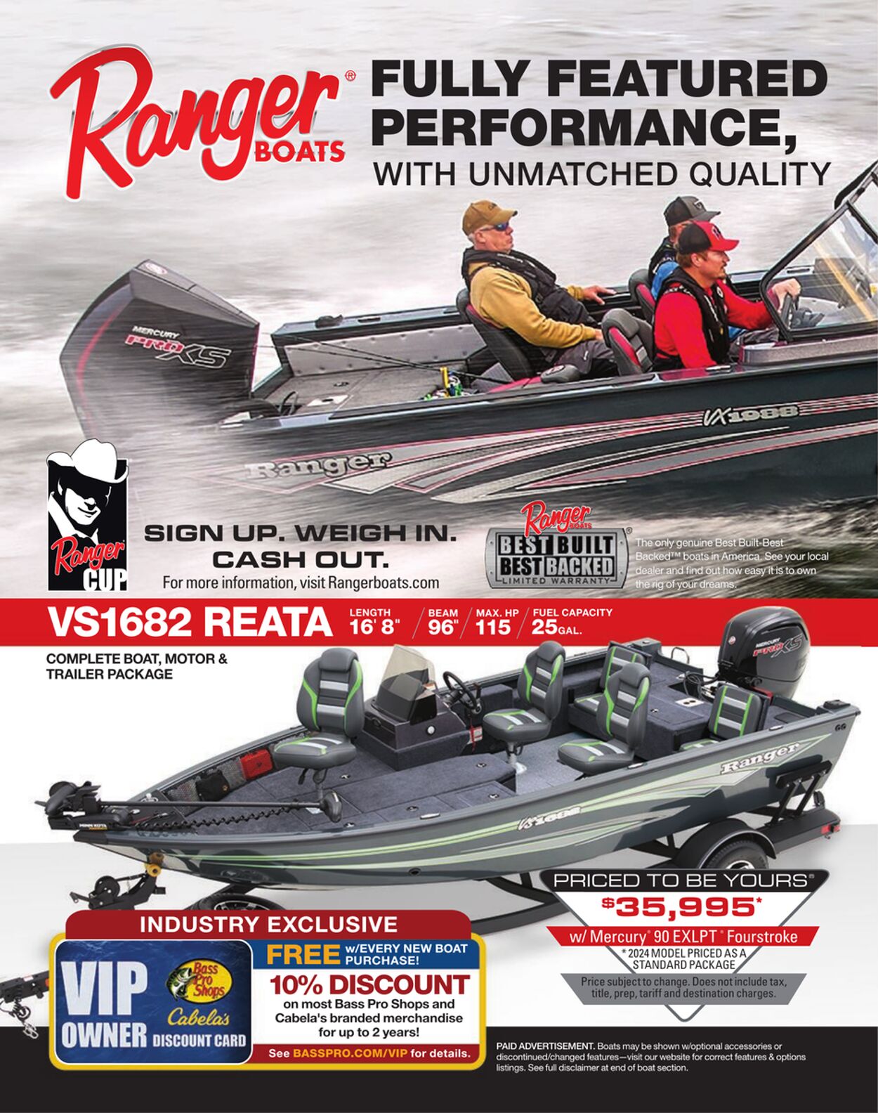 Weekly ad Bass Pro 01/01/2024 - 01/22/2025