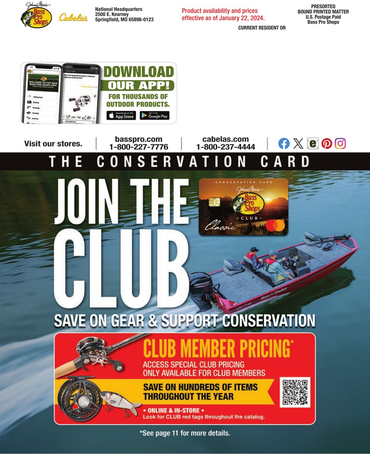 Weekly ad Bass Pro 01/01/2024 - 01/22/2025