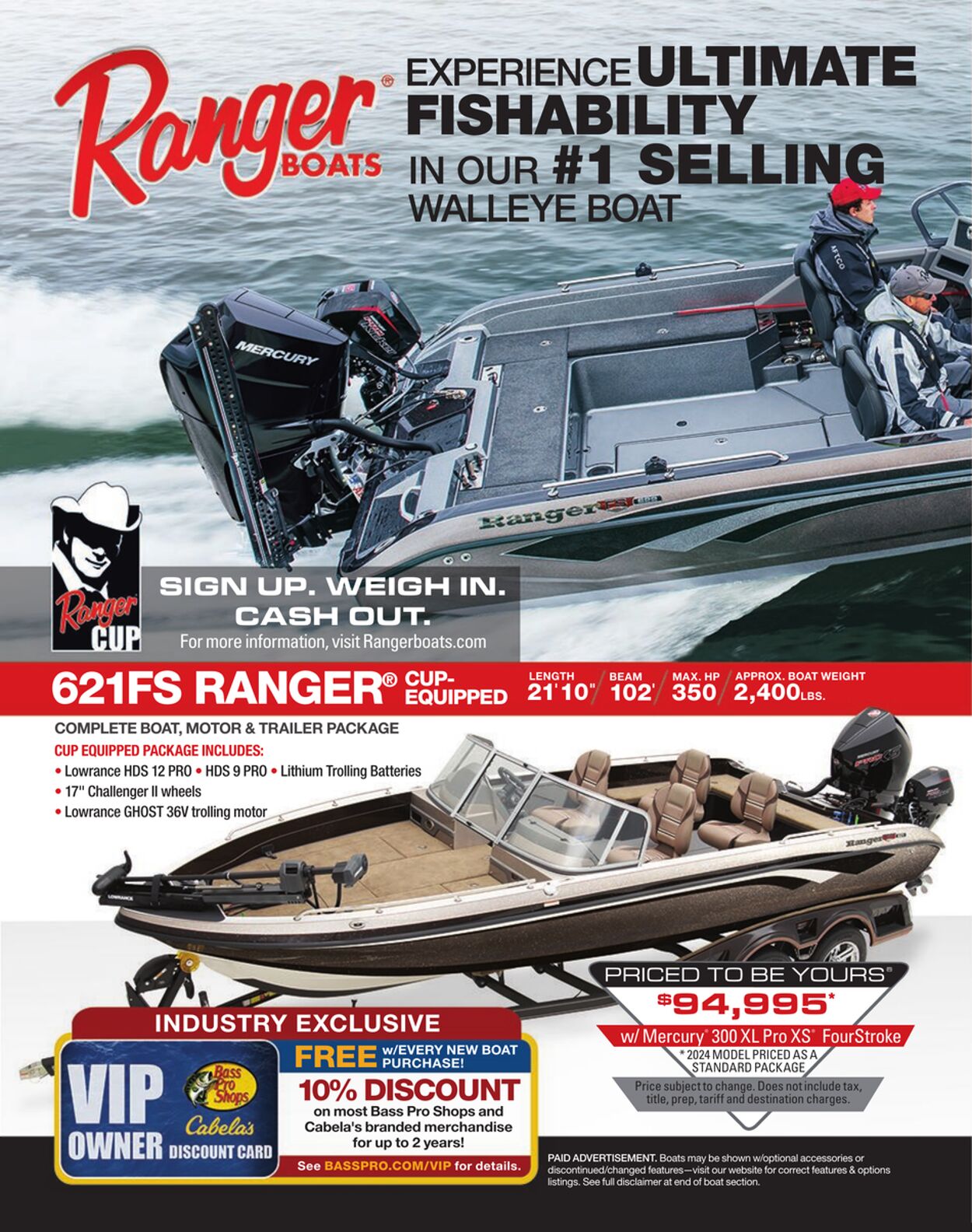 Weekly ad Bass Pro 01/01/2024 - 01/22/2025