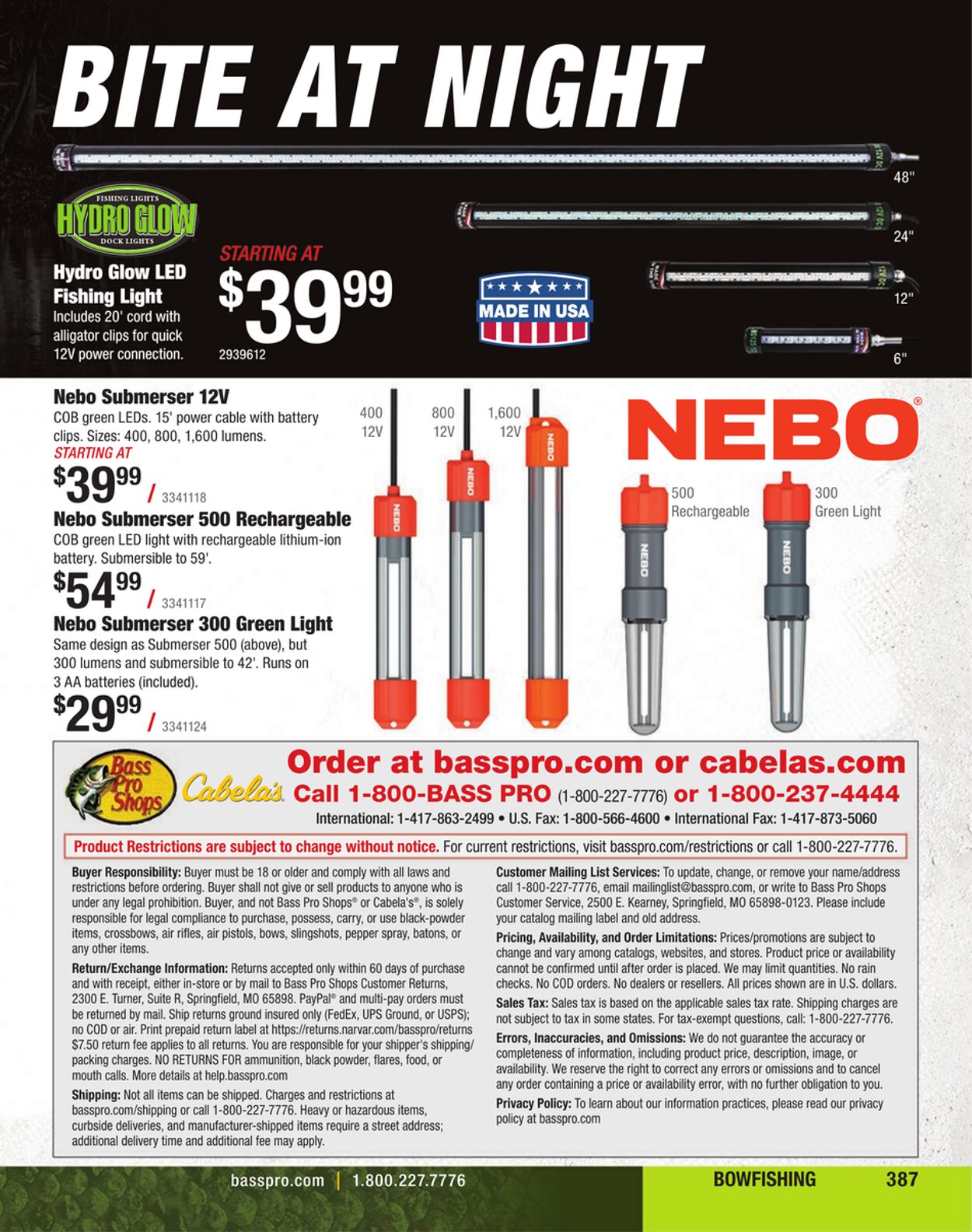 Weekly ad Bass Pro 01/01/2024 - 01/22/2025