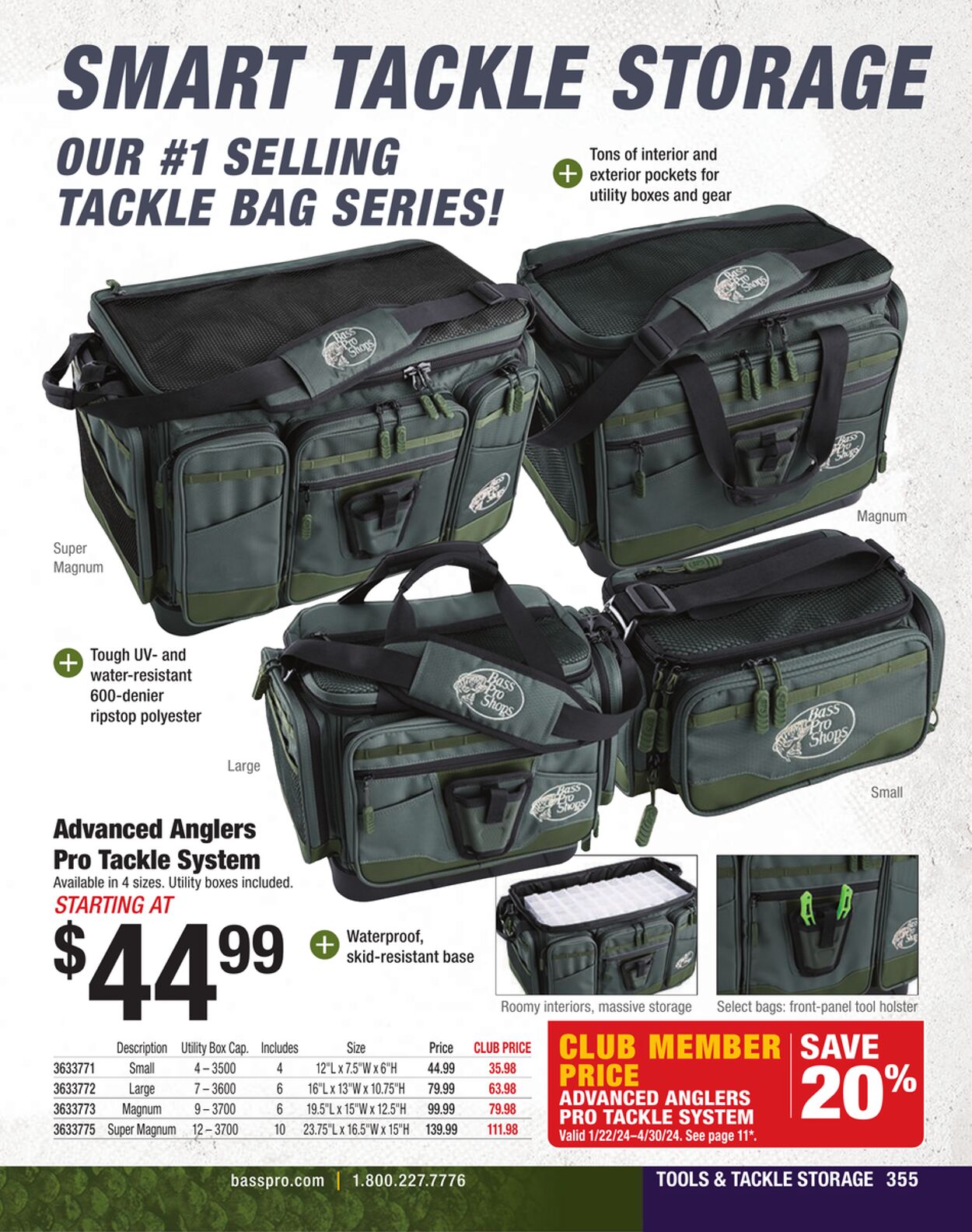 Weekly ad Bass Pro 01/01/2024 - 01/22/2025