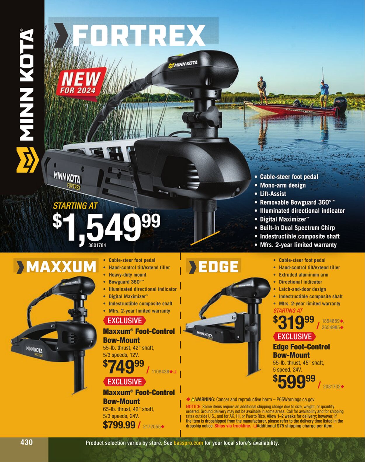 Weekly ad Bass Pro 01/01/2024 - 01/22/2025