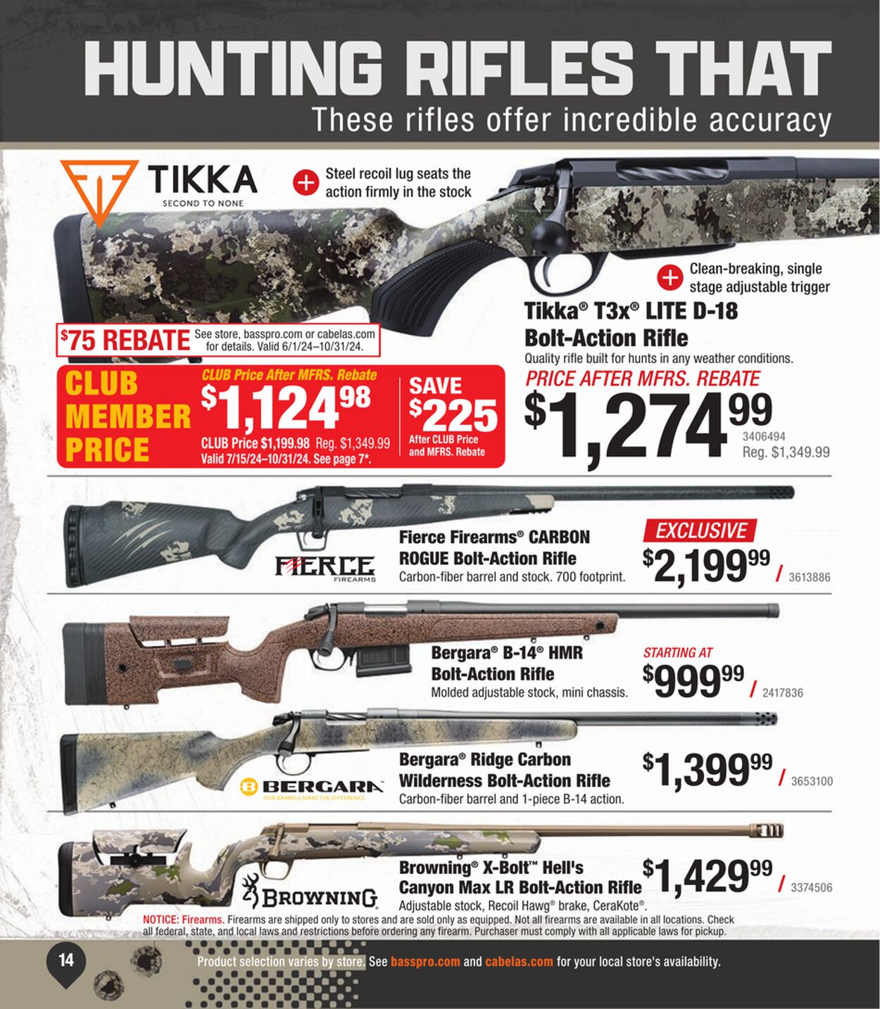 Weekly ad Bass Pro 07/12/2024 - 01/31/2025