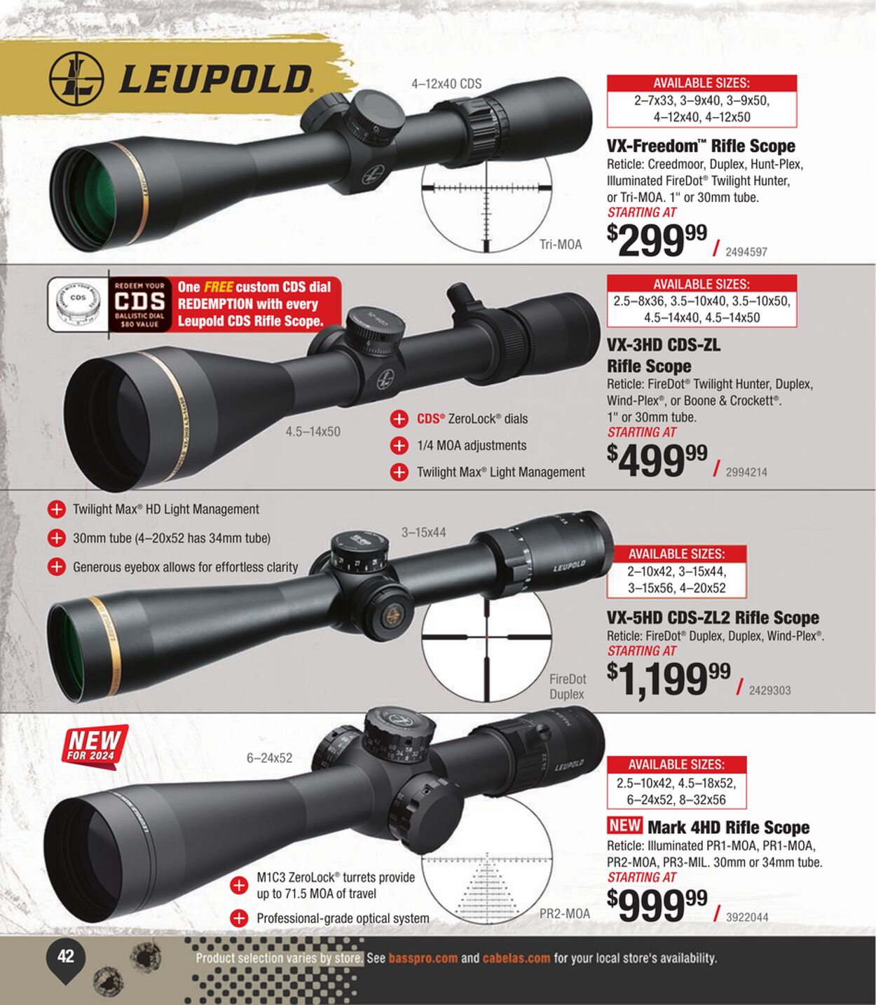 Weekly ad Bass Pro 07/12/2024 - 01/31/2025