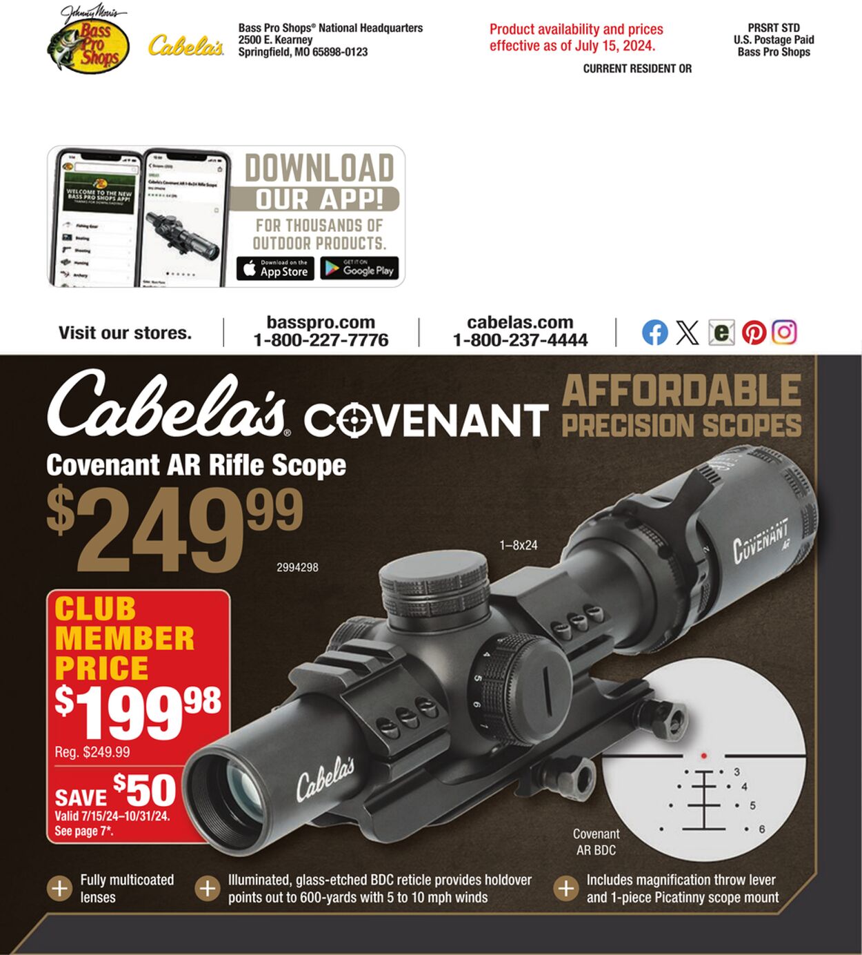 Weekly ad Bass Pro 07/12/2024 - 01/31/2025