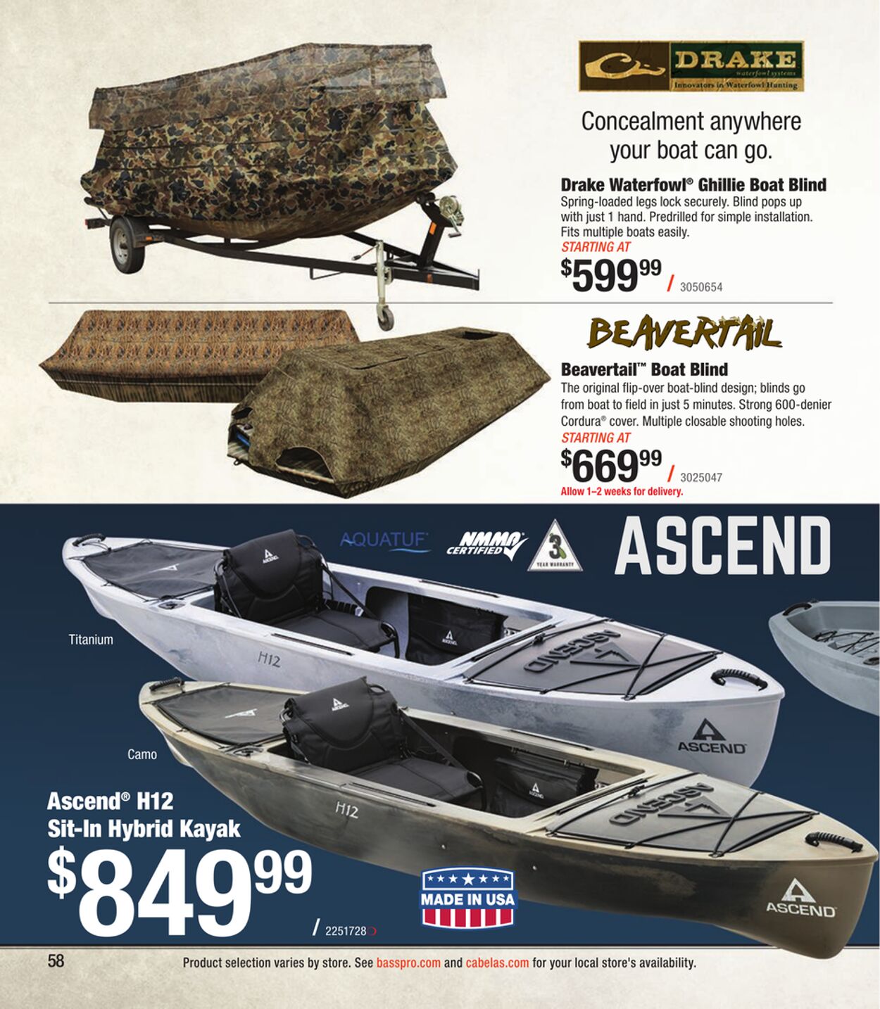 Weekly ad Bass Pro 08/31/2023 - 12/30/2023