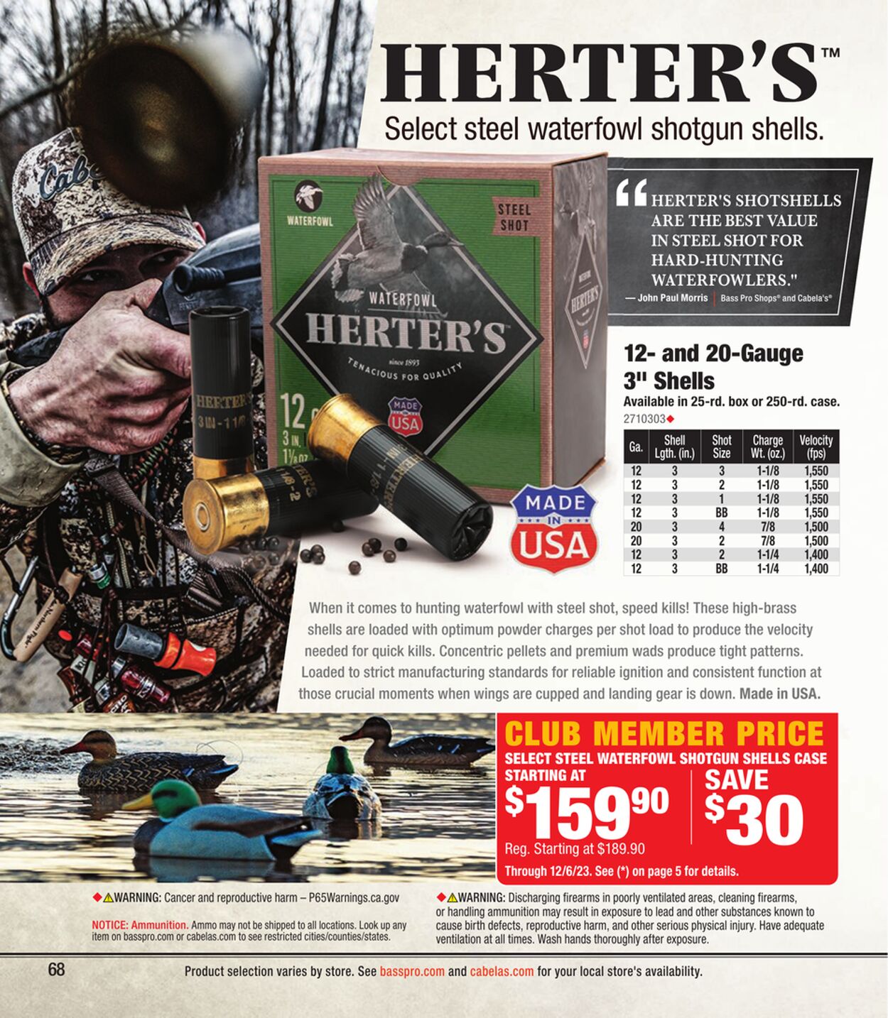 Weekly ad Bass Pro 08/31/2023 - 12/30/2023