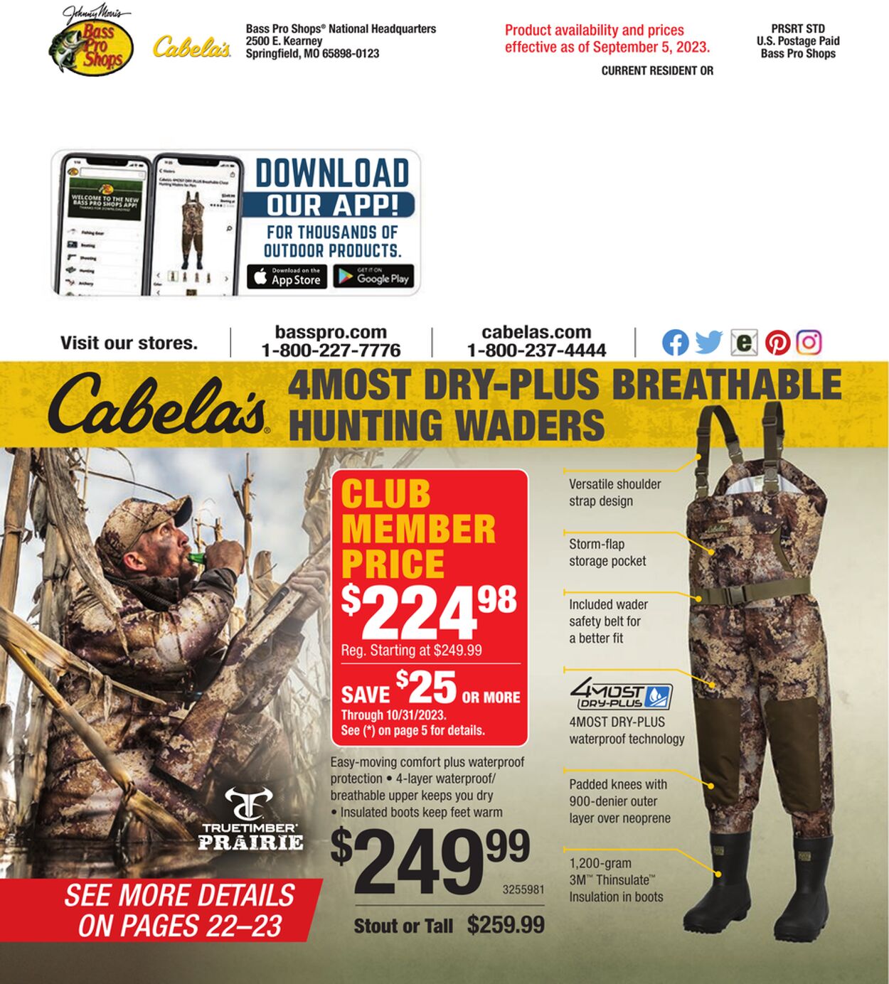 Weekly ad Bass Pro 08/31/2023 - 12/30/2023