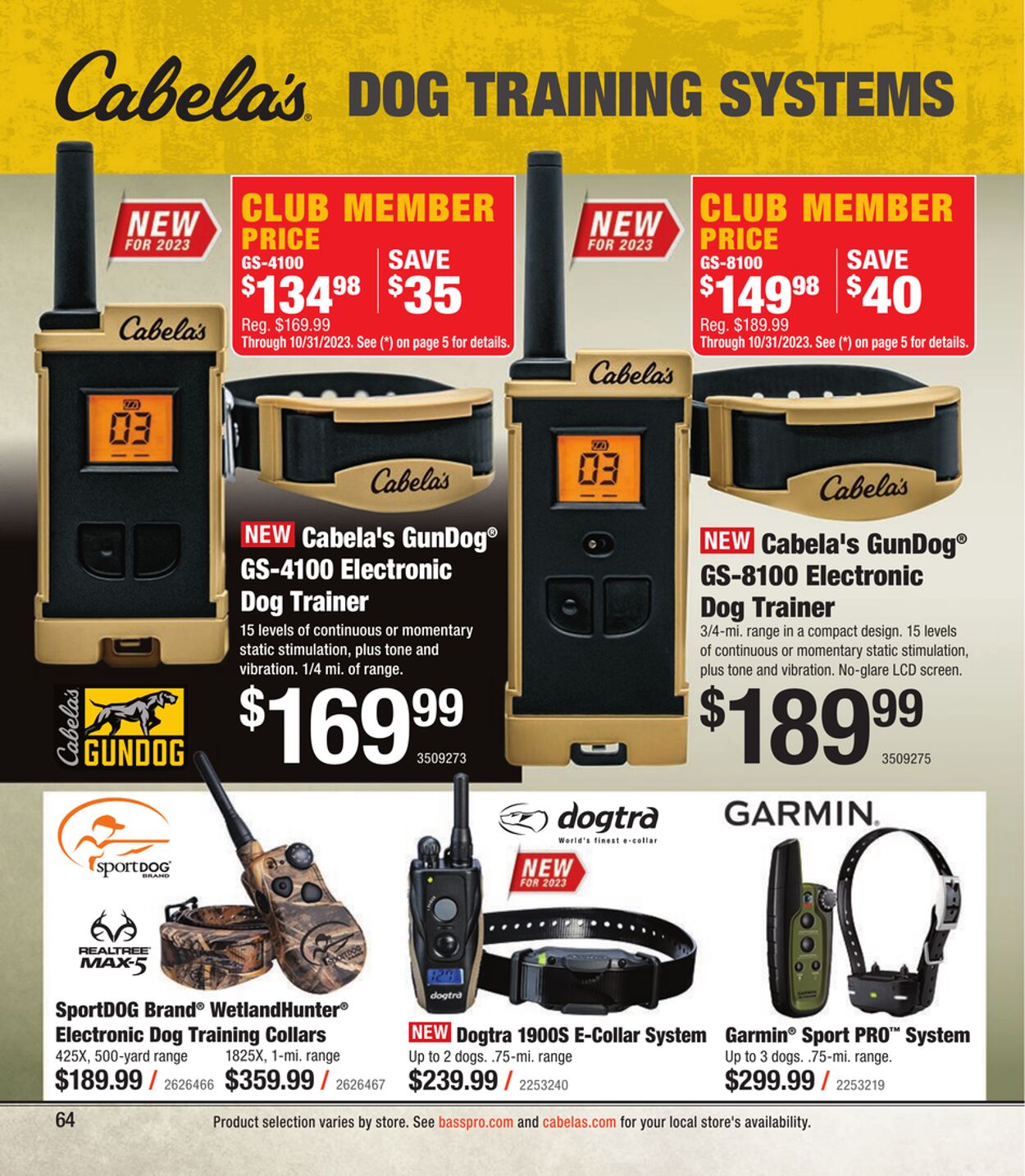 Weekly ad Bass Pro 08/31/2023 - 12/30/2023