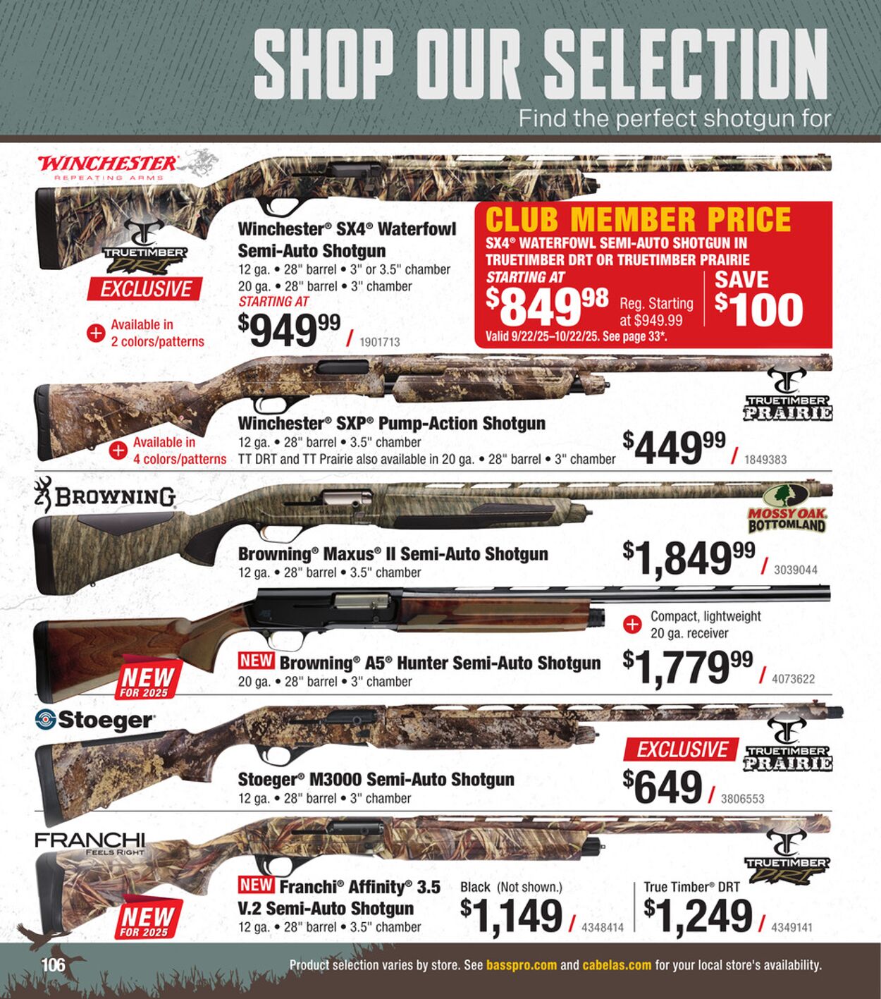Weekly ad Bass Pro 09/19/2025 - 10/03/2025