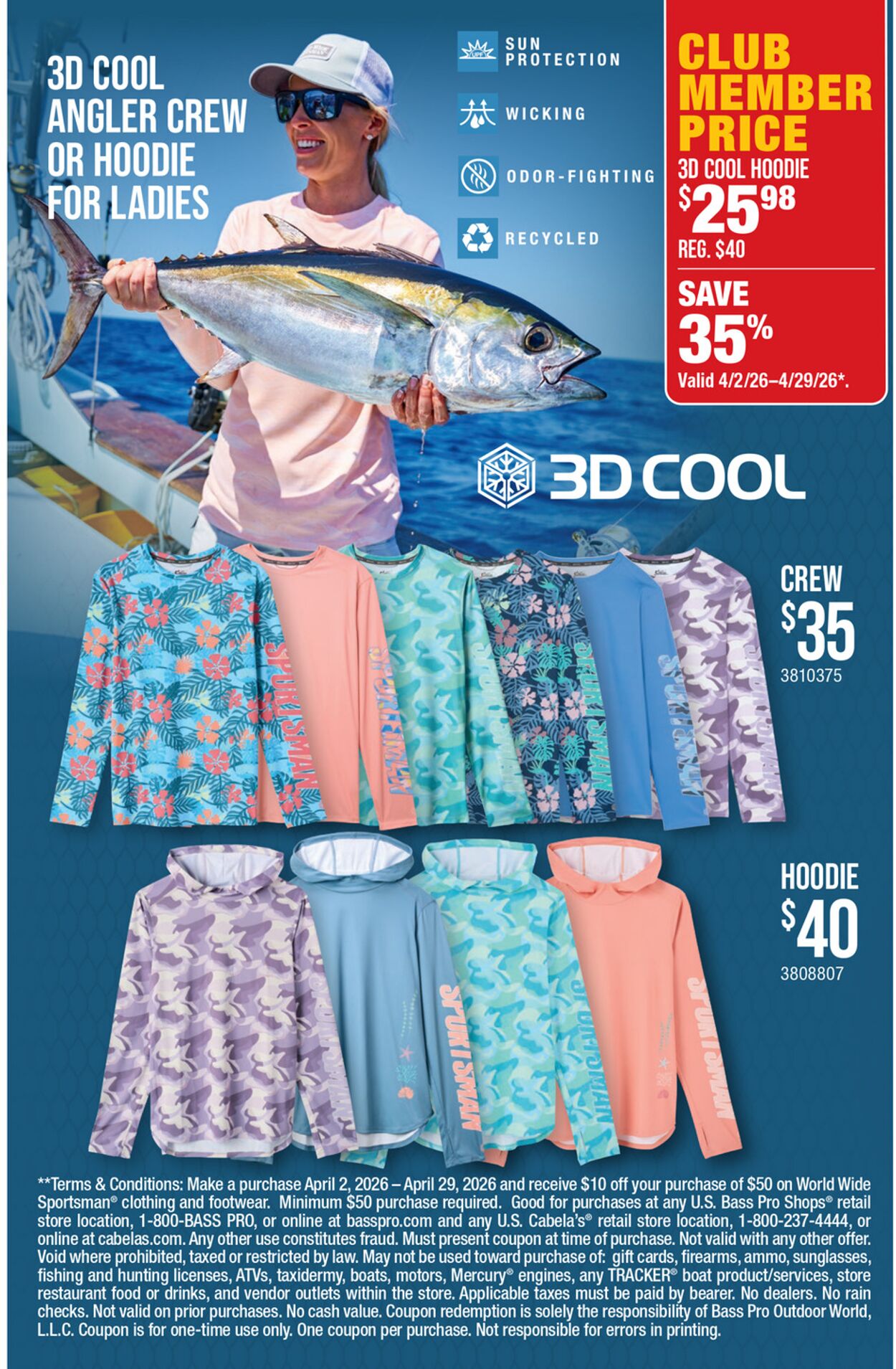 Weekly ad Bass Pro 04/02/2026 - 04/29/2026
