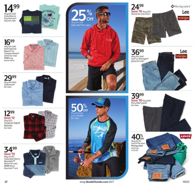 Weekly ad Bealls Florida 11/15/2023 - 11/28/2023