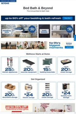 Weekly ad Bed Bath & Beyond 11/18/2024 - 11/27/2024